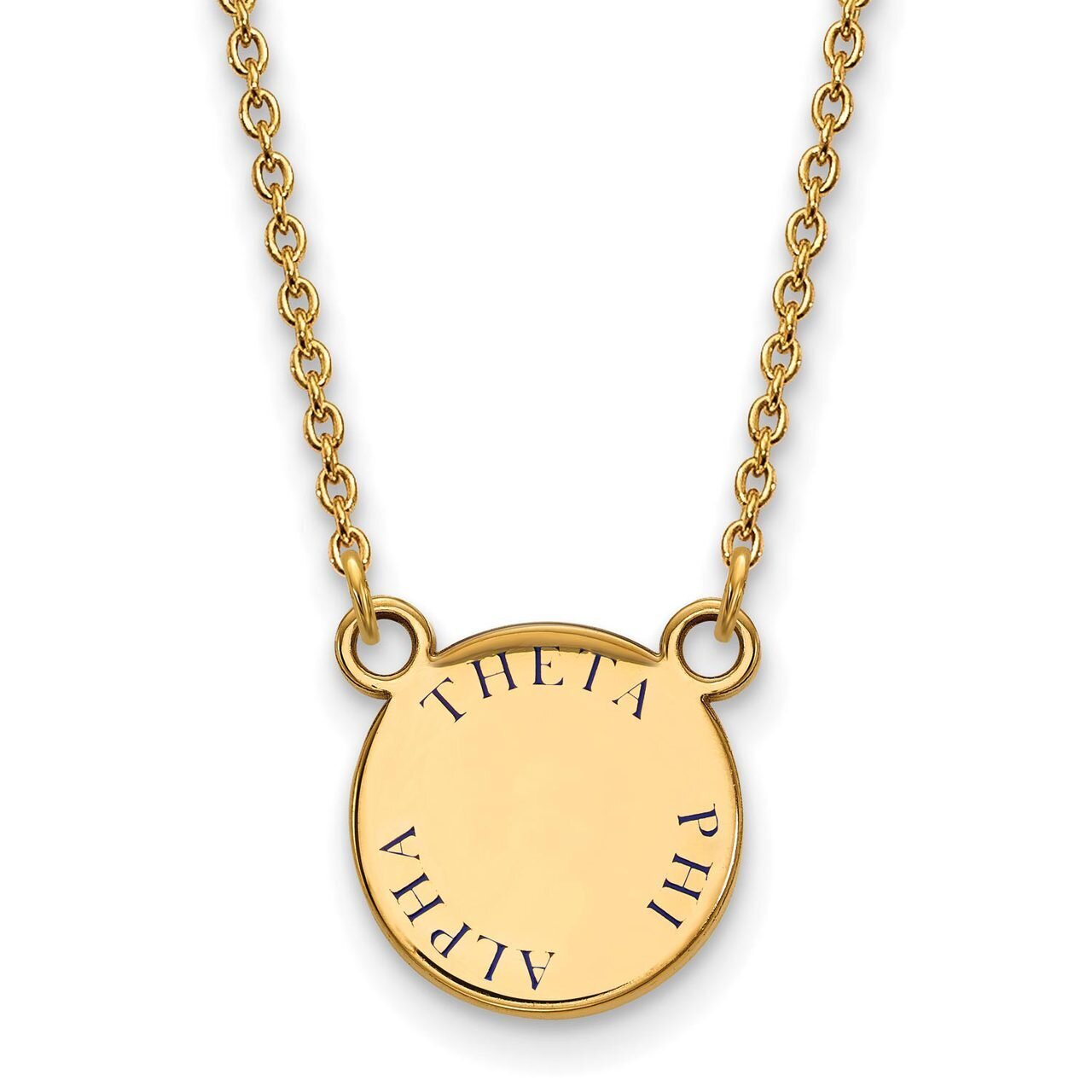 Theta Phi Alpha Extra Small Enameled Pendant with 18 Inch Chain Gold-plated Silver GP014TPA-18, MPN…