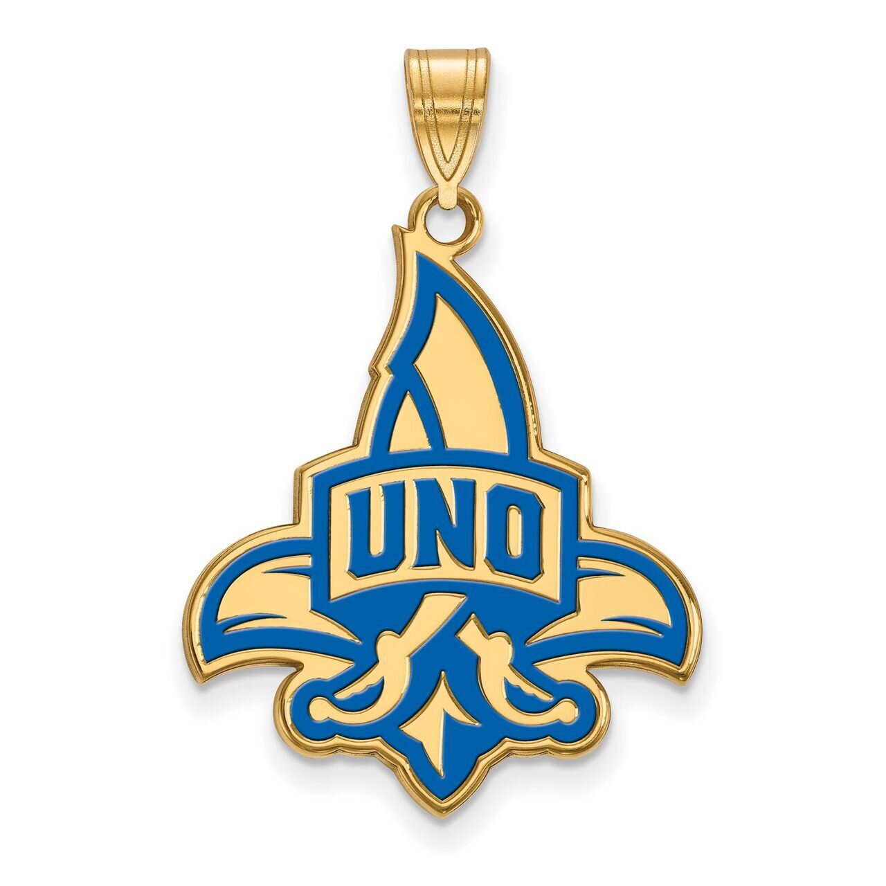 University of New Orleans x-Large Enamel Pendant Gold-plated Silver GP014UNO, MPN: GP014UNO, 886774…