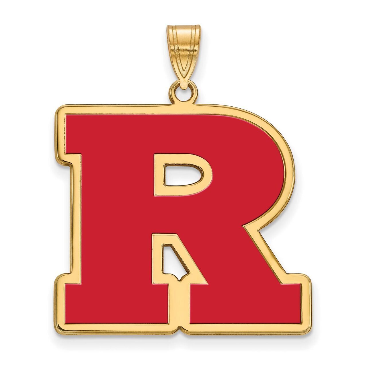 Rutgers x-Large Enamel Pendant Gold-plated Silver GP015RUT, MPN: GP015RUT, 886774918730