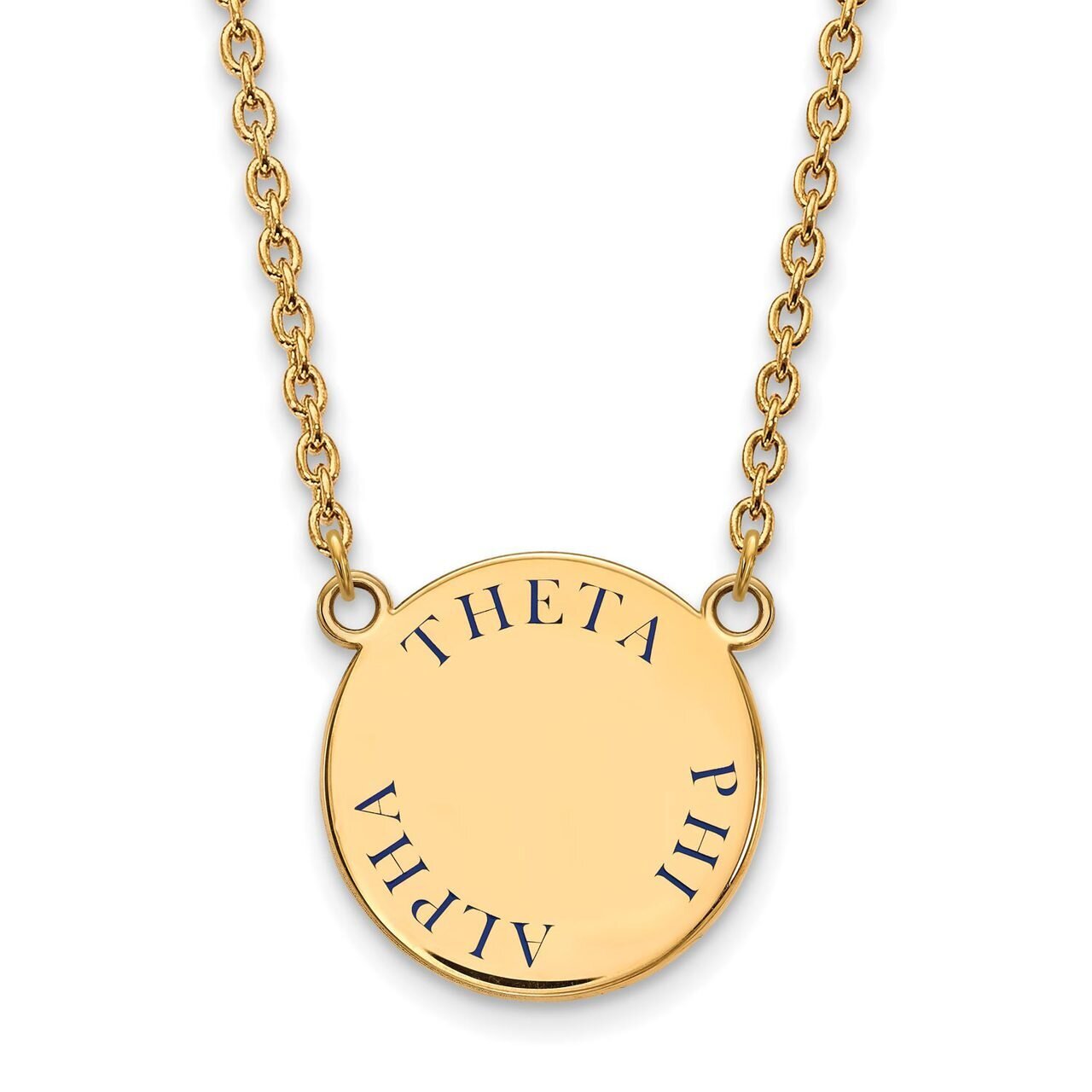Theta Phi Alpha Small Enameled Pendant with 18 Inch Chain Gold-plated Silver GP015TPA-18, MPN: GP01…