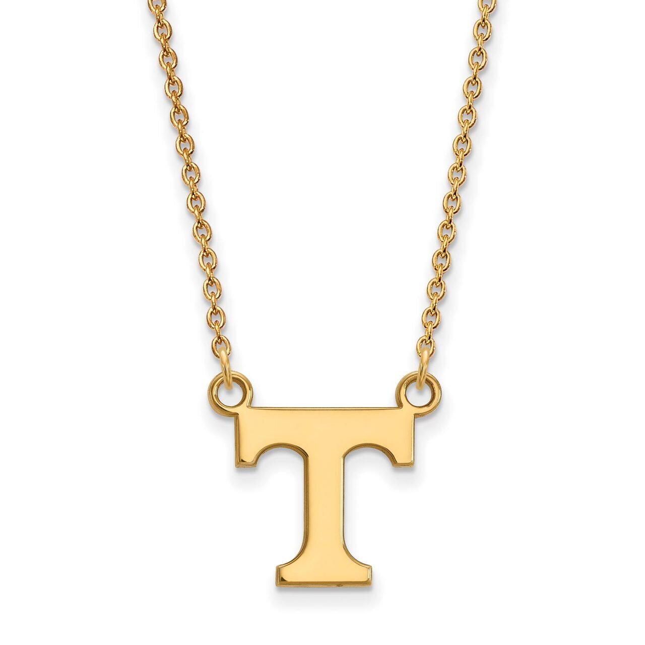 University of Tennessee Small Pendant with Chain Necklace Gold-plated Silver GP015UTN-18, MPN: GP01…
