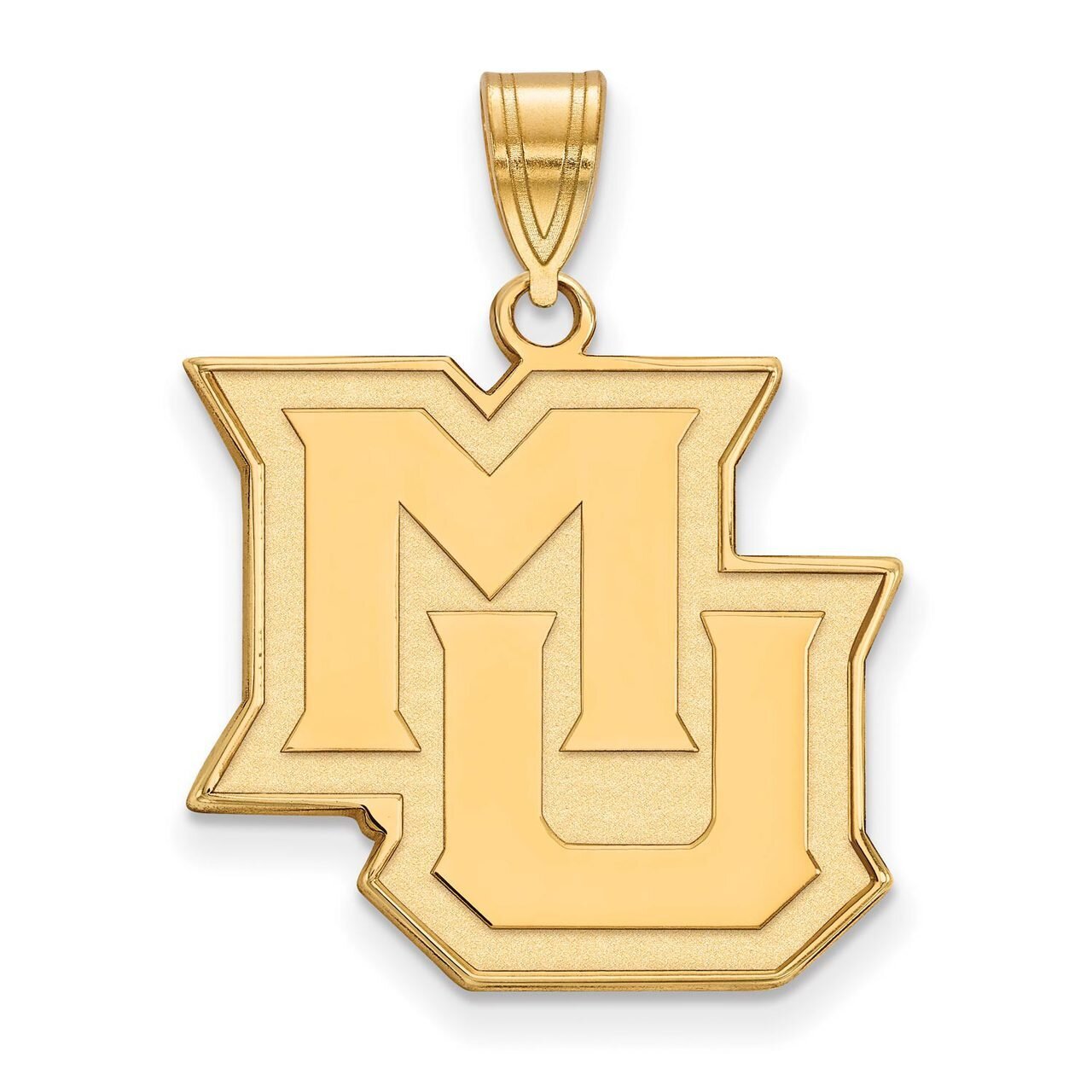 Marquette University Large Pendant Gold-plated Silver GP016MAR