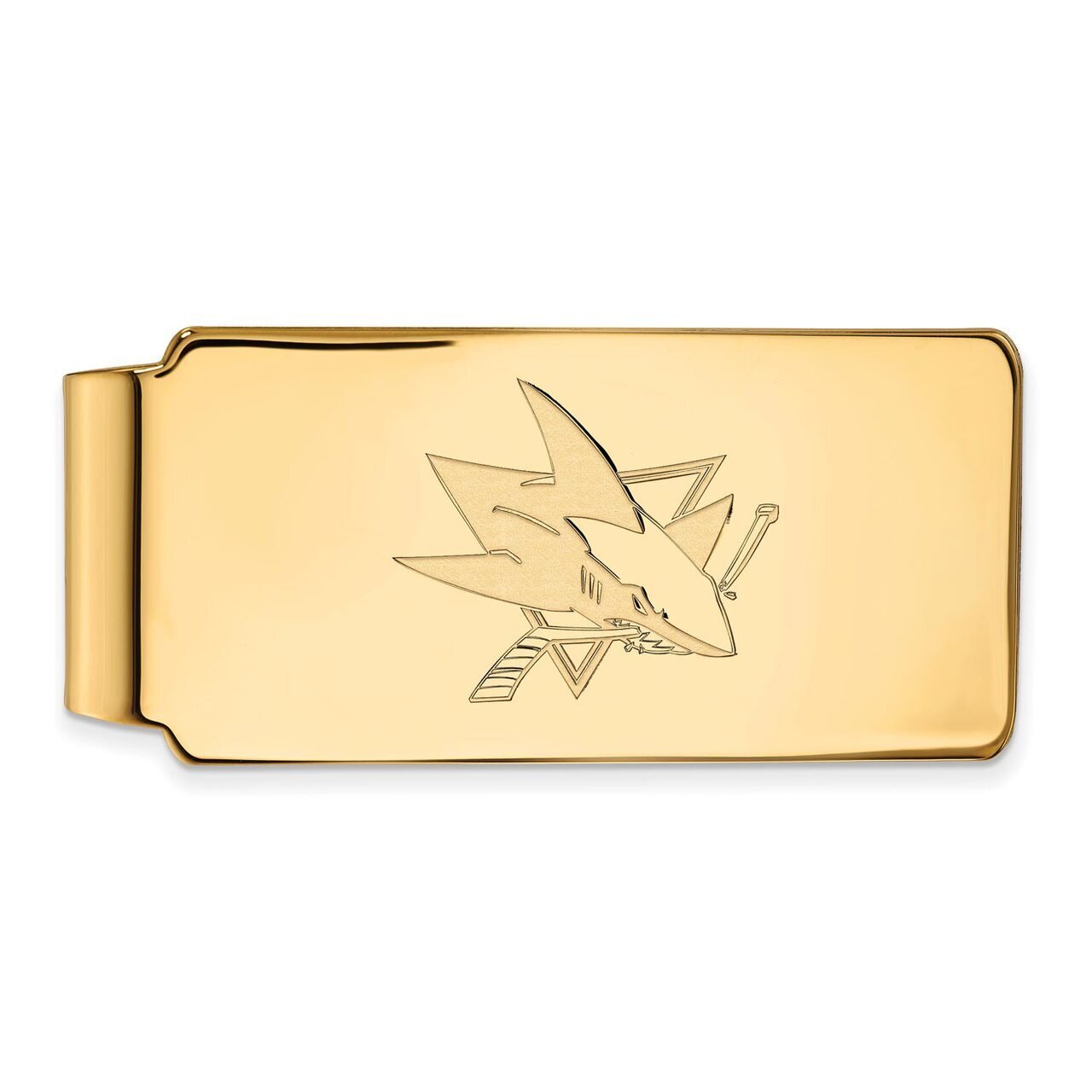 San Jose Sharks Money Clip Gold-plated Silver GP016SHA, MPN: GP016SHA, 886774743592