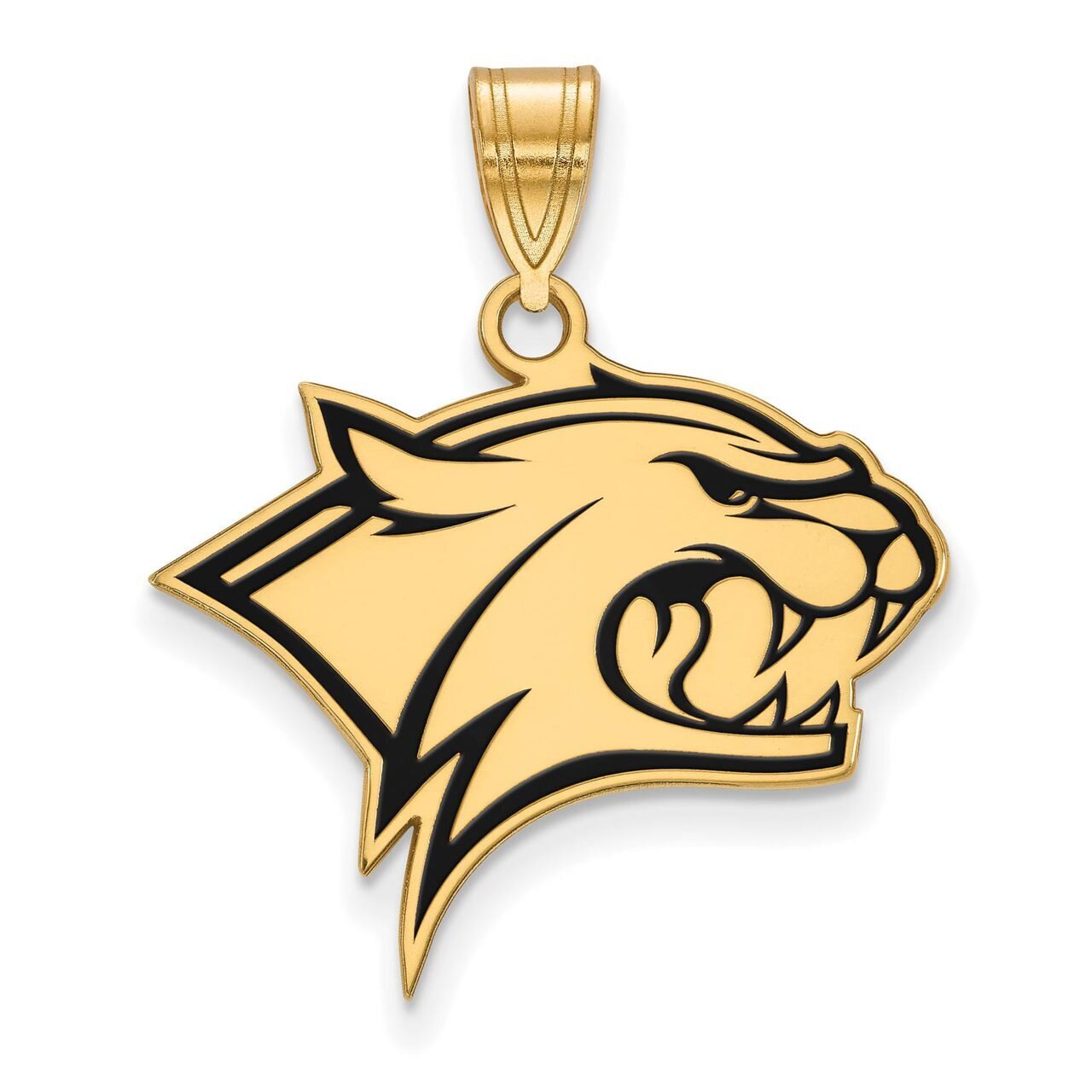 University of New Hampshire Large Enamel Pendant Gold-plated Silver GP016UNH, MPN: GP016UNH, 886774…