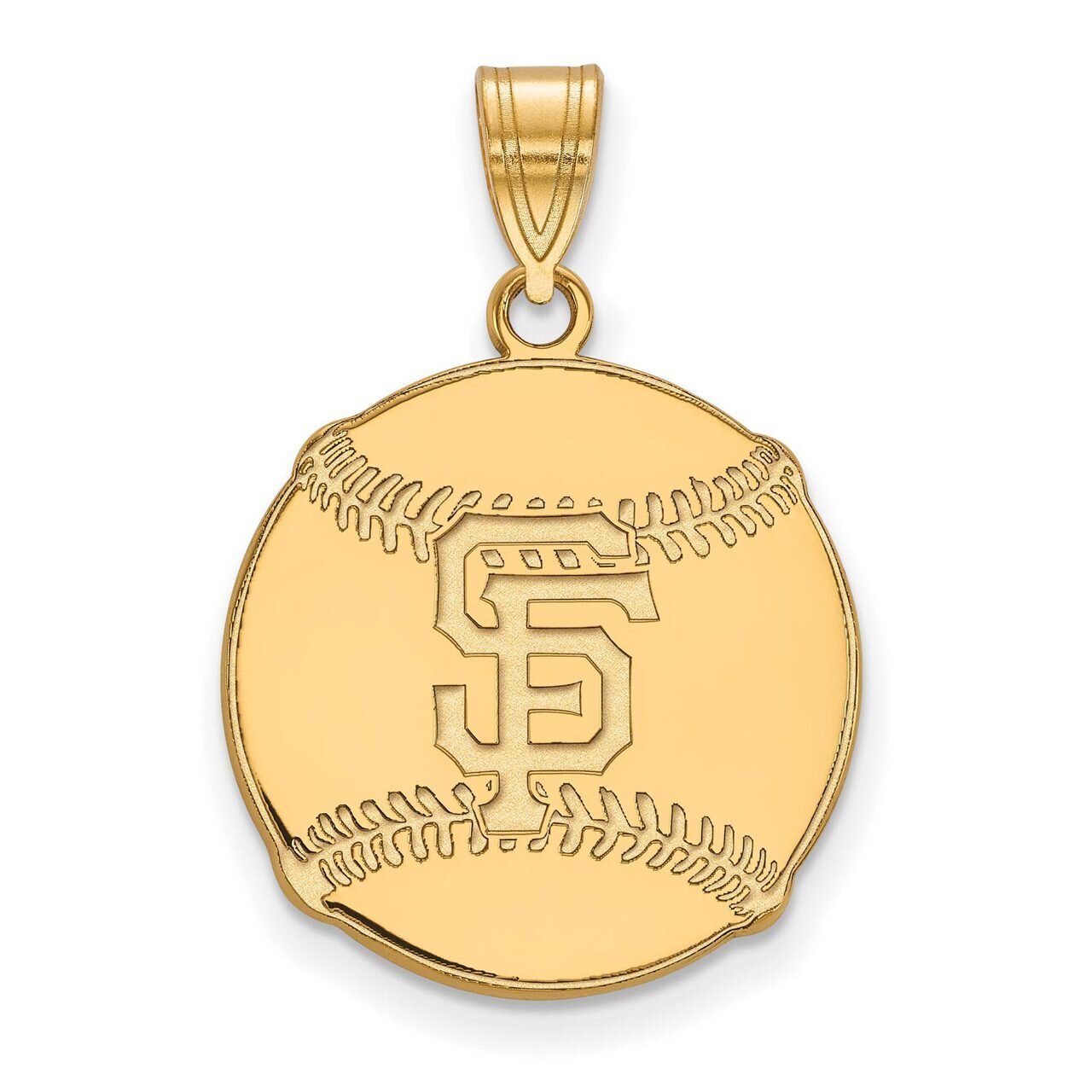 San Francisco Giants Pendant in Baseball Gold-plated Silver GP017GIT, MPN: GP017GIT, 886774921006