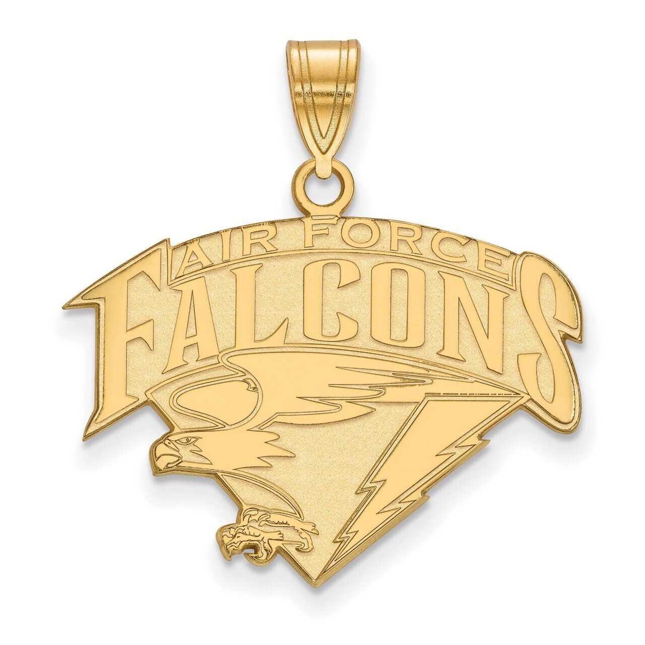 United States Air Force Academy Large Pendant Gold-plated Silver GP017USA