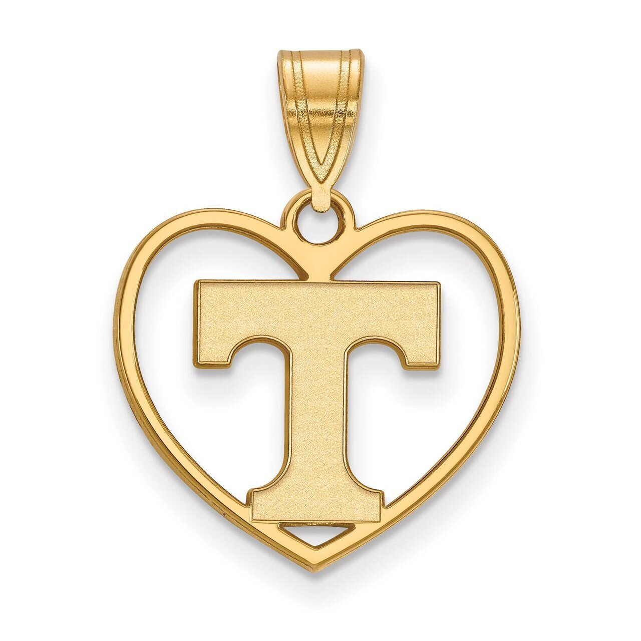 University of Tennessee Pendant in Heart Gold-plated Silver GP017UTN, MPN: GP017UTN, 886774921969