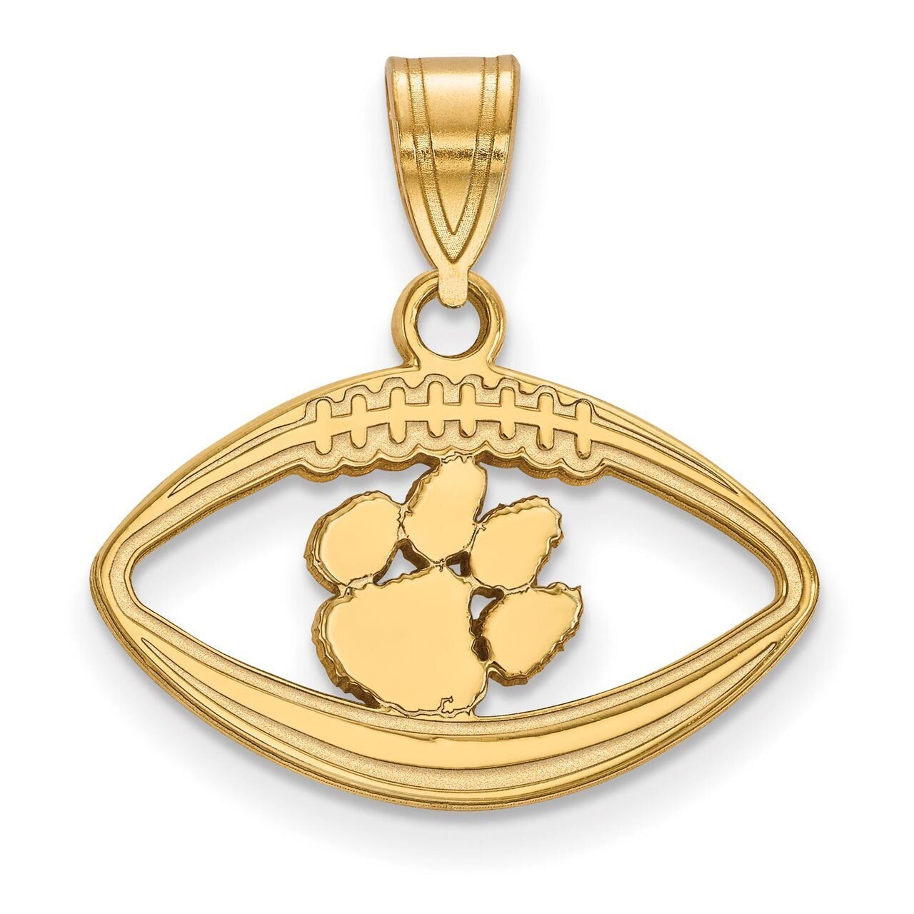 Clemson University Pendant in Football Gold-plated Silver GP018CU