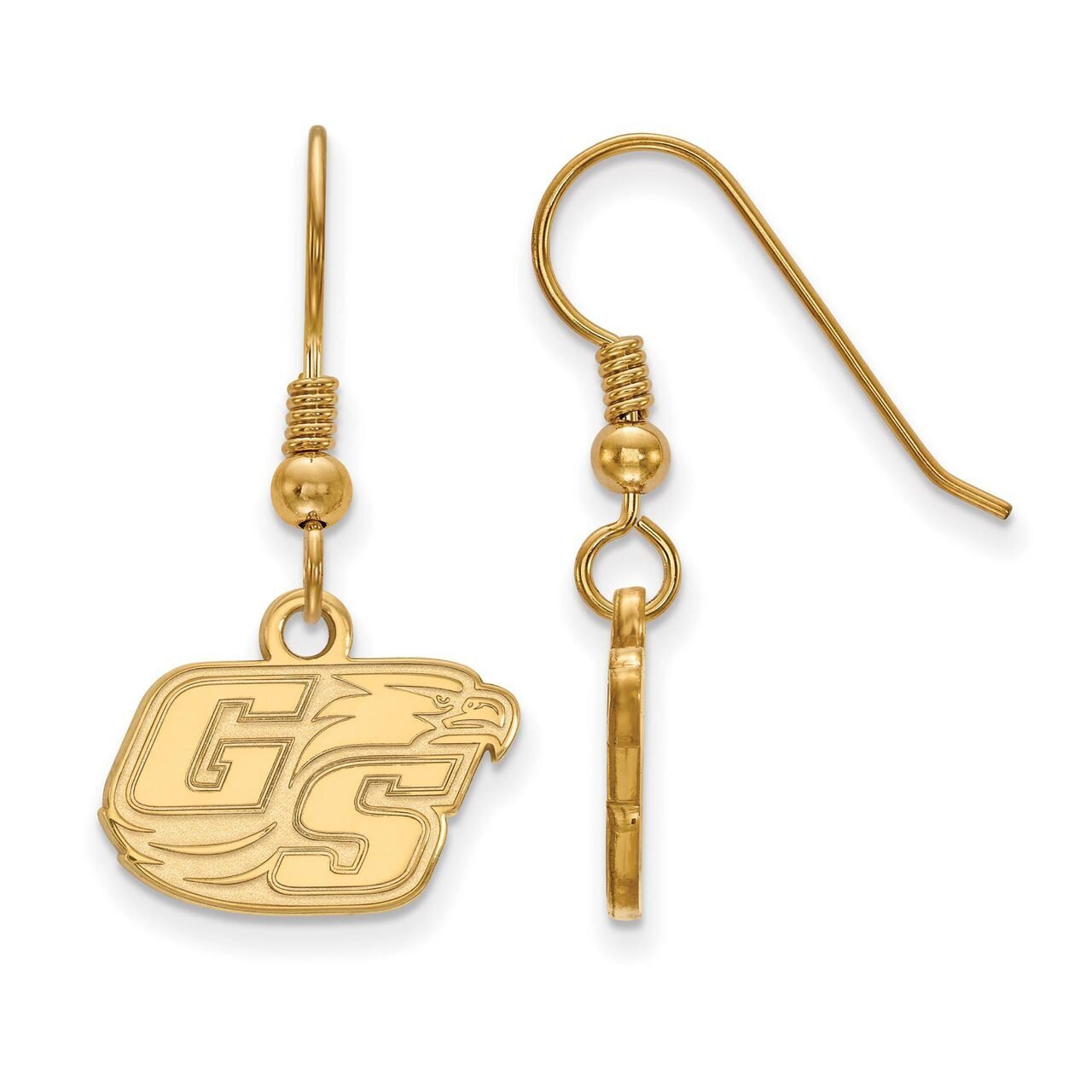 Georgia Southern University x-Small Dangle Earring Wire Gold-plated Silver GP018GSU, MPN: GP018GSU,…