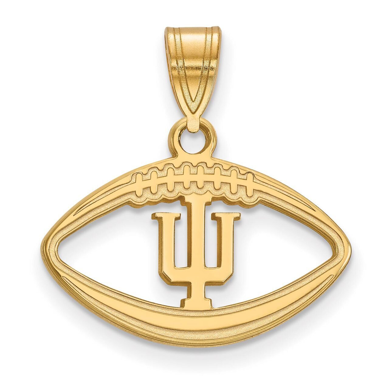 Indiana University Pendant in Football Gold-plated Silver GP018IU, MPN: GP018IU, 886774922430