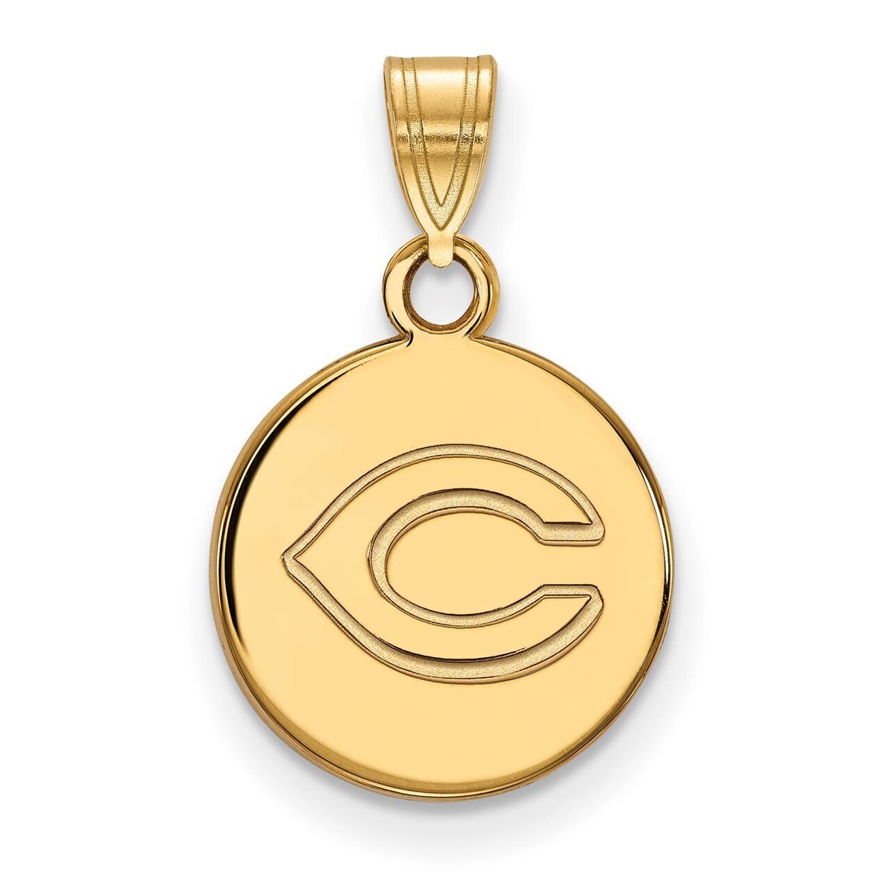 Cincinnati Reds Small Disc Pendant Gold-plated Silver GP018RDS, MPN: GP018RDS, 886774922751
