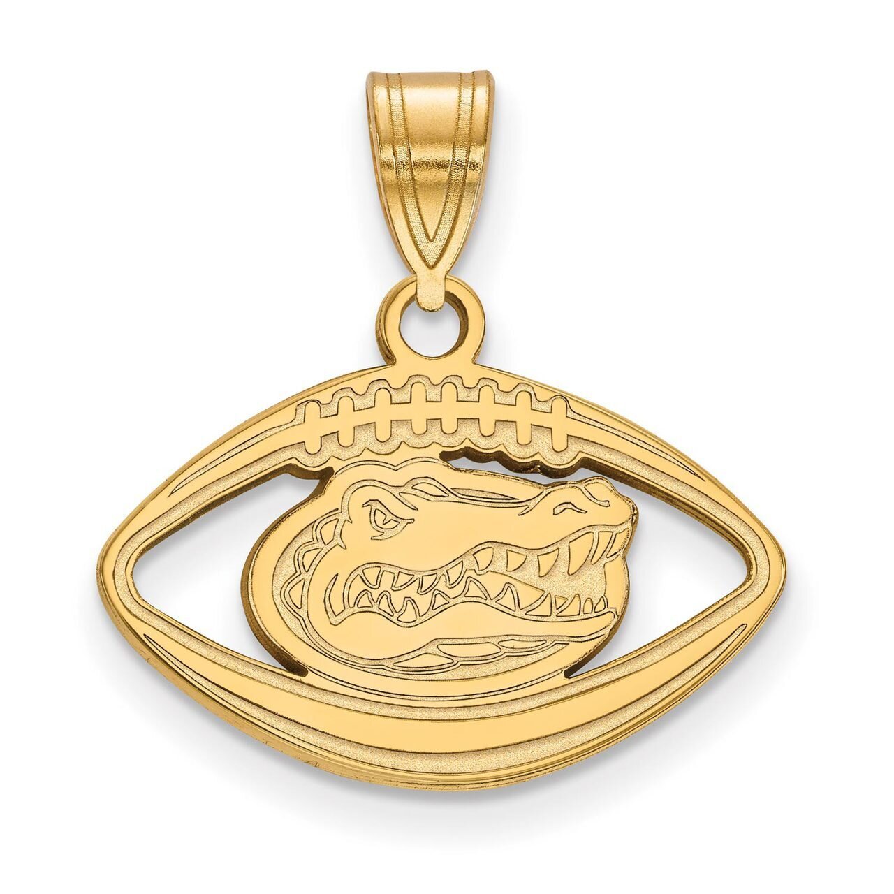 University of Florida Pendant in Football Gold-plated Silver GP018UFL