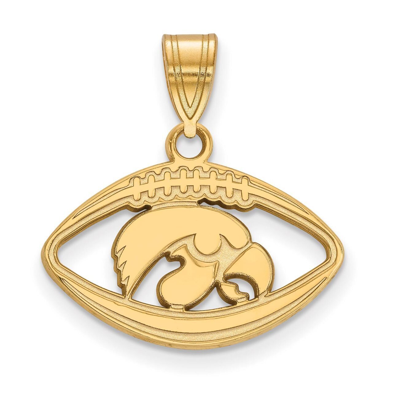 University of Iowa Pendant in Football Gold-plated Silver GP018UIA, MPN: GP018UIA, 886774922980