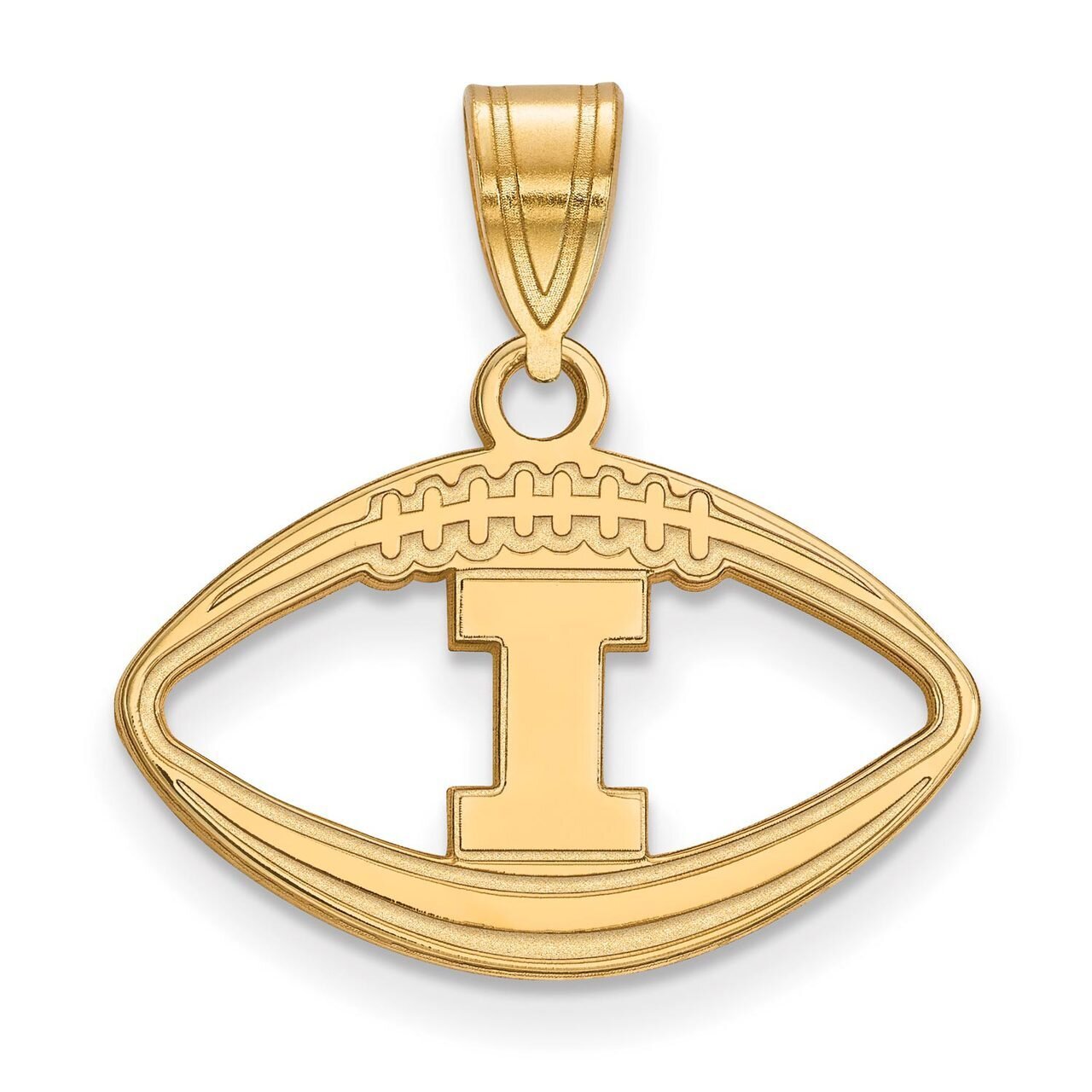 University of Illinois Pendant in Football Gold-plated Silver GP018UIL, MPN: GP018UIL, 886774922997