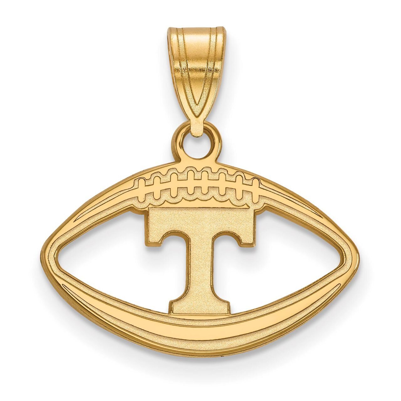 University of Tennessee Pendant in Football Gold-plated Silver GP018UTN