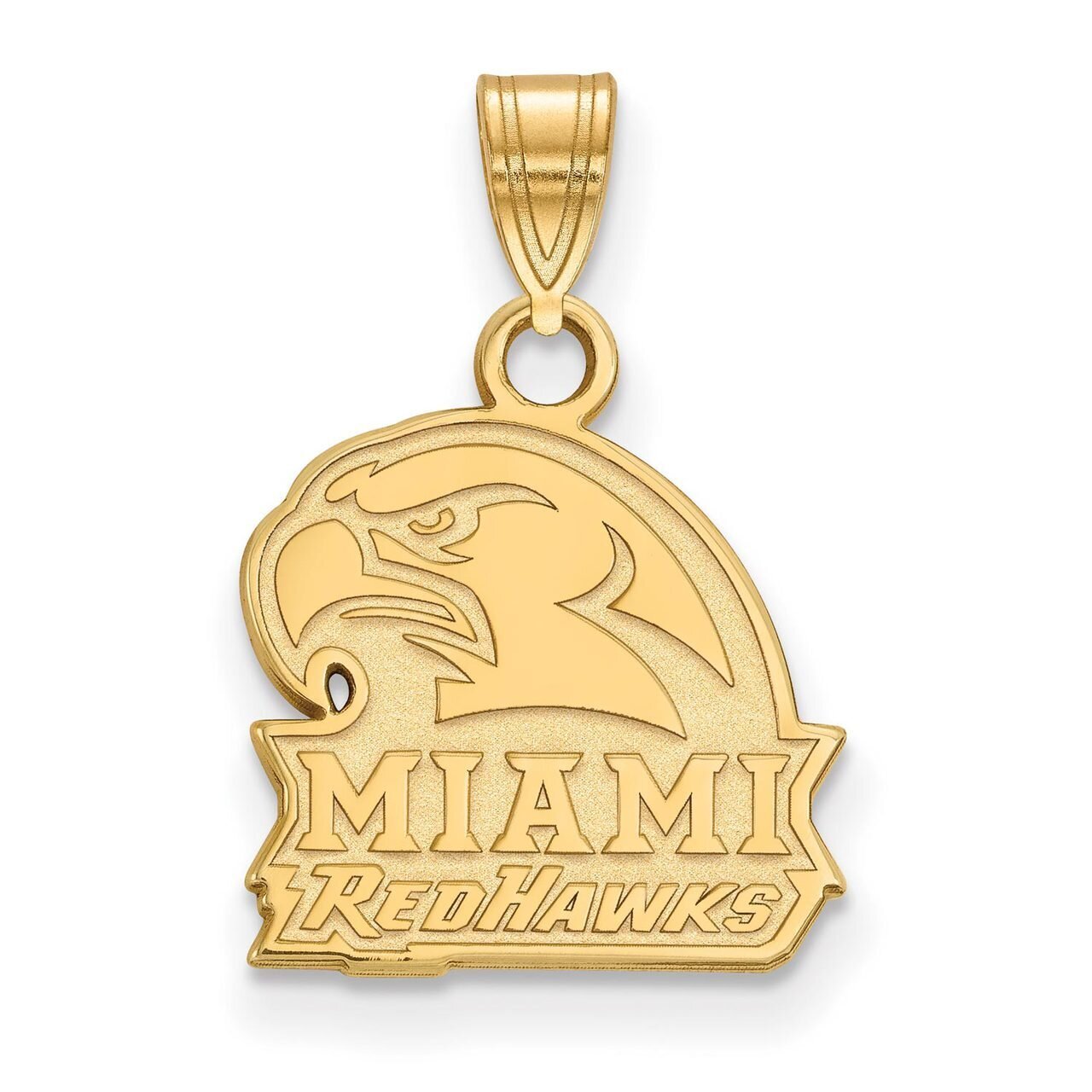 Miami University Small Pendant Gold-plated Silver GP020MU