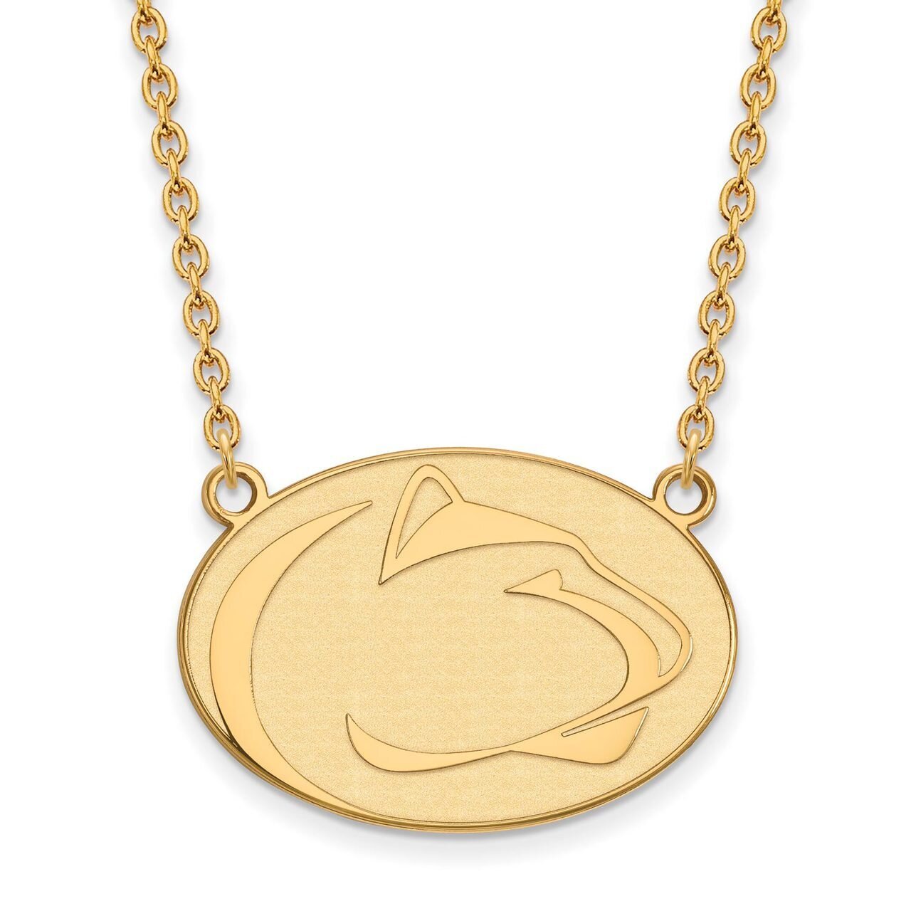 Penn State University Large Pendant with Chain Necklace Gold-plated Silver GP020PSU-18, MPN: GP020P…