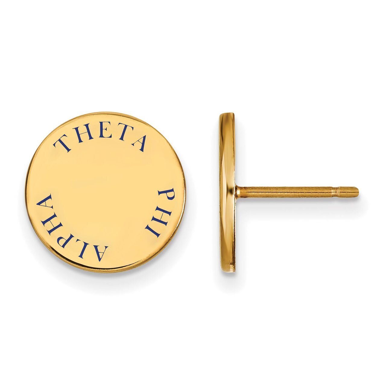Theta Phi Alpha Enameled Post Earrings Gold-plated Silver GP020TPA, MPN: GP020TPA, 886774925349