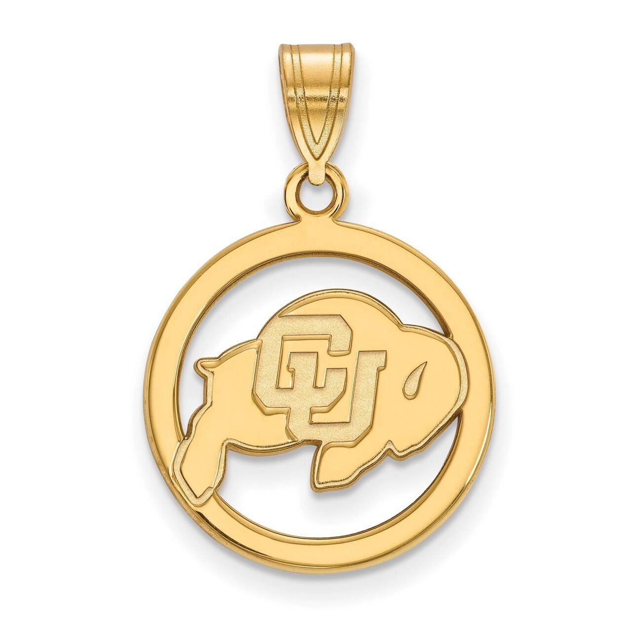 University of Colorado Sm Pendant in Circle Gold-plated Silver GP020UCO, MPN: GP020UCO, 886774925431