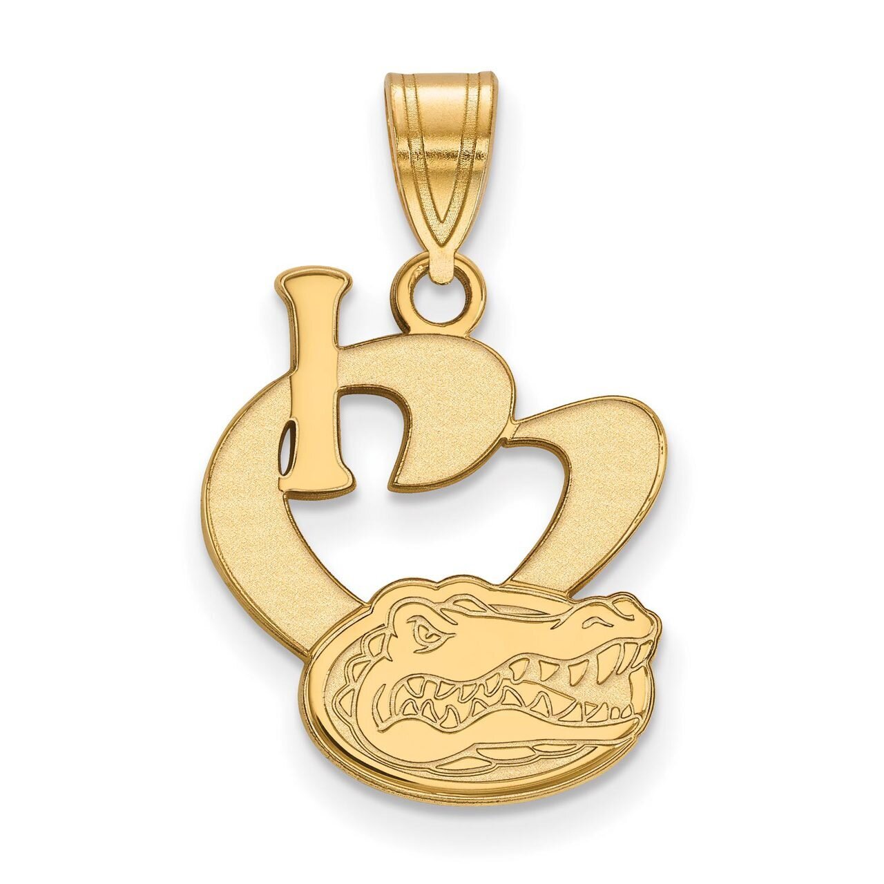 University of Florida Large I love Logo Pendant Gold-plated Silver GP020UFL, MPN: GP020UFL, 8867749…