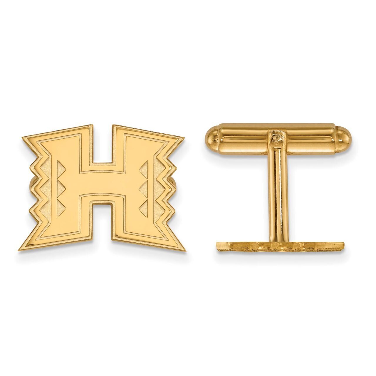 The University of Hawaii Cufflinks Gold-plated Silver GP020UHI, MPN: GP020UHI, 886774925486