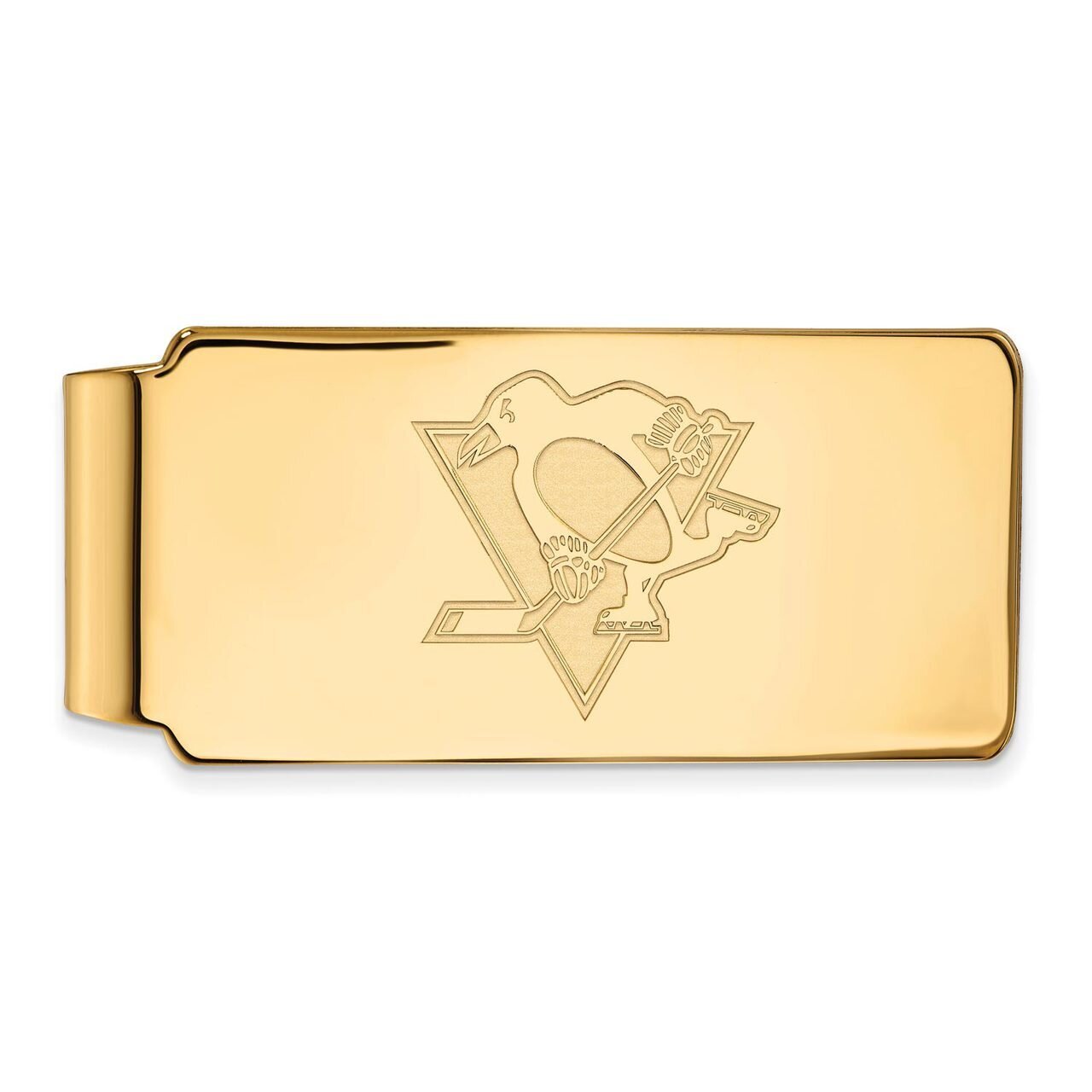 Pittsburh Penguins Money Clip Gold-plated Silver GP022PEN