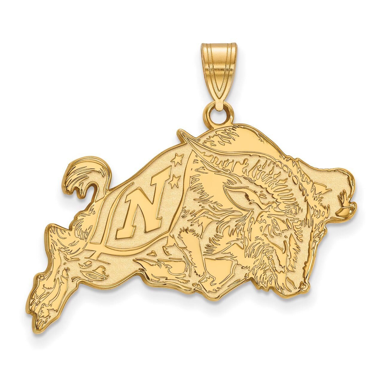 Navy x-Large Pendant Gold-plated Silver GP022USN