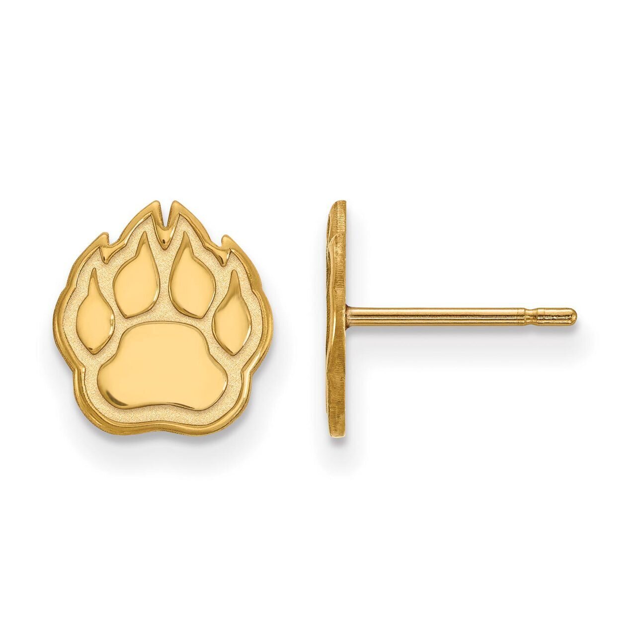 Northern Illinois University x-Small Post Earring Gold-plated Silver GP024NIU