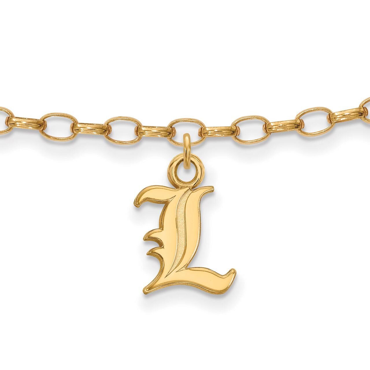 University of Louisville Anklet Gold-plated Silver GP024UL, MPN: GP024UL, 886774928319