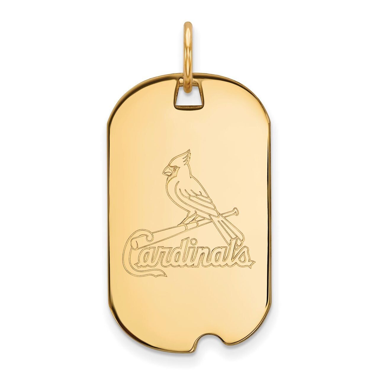 Saint Louis Cardinals Small Dog Tag Gold-plated Silver GP025CRD, MPN: GP025CRD, 886774928593