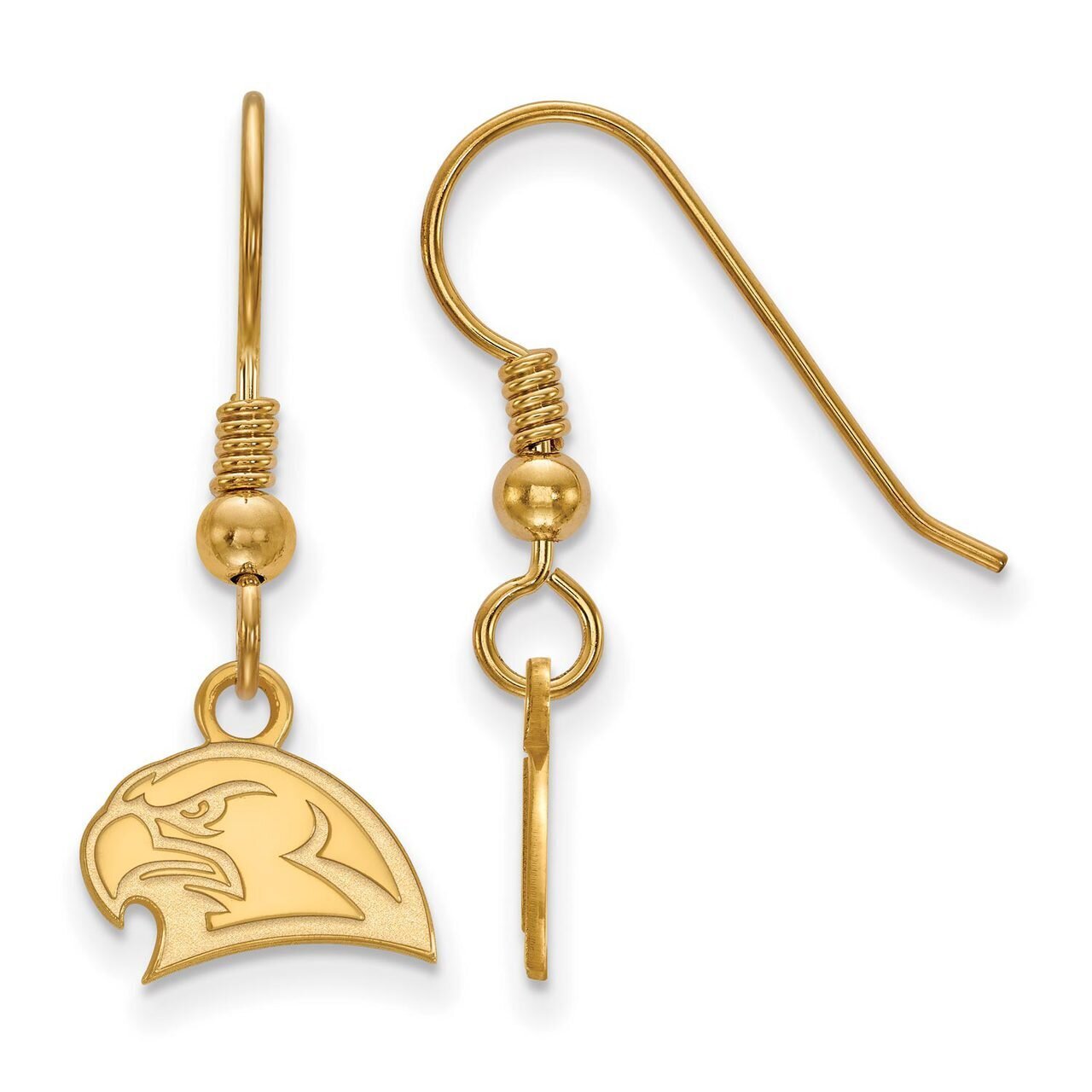 Miami University x-Small Dangle Earring Wire Gold-plated Silver GP025MU