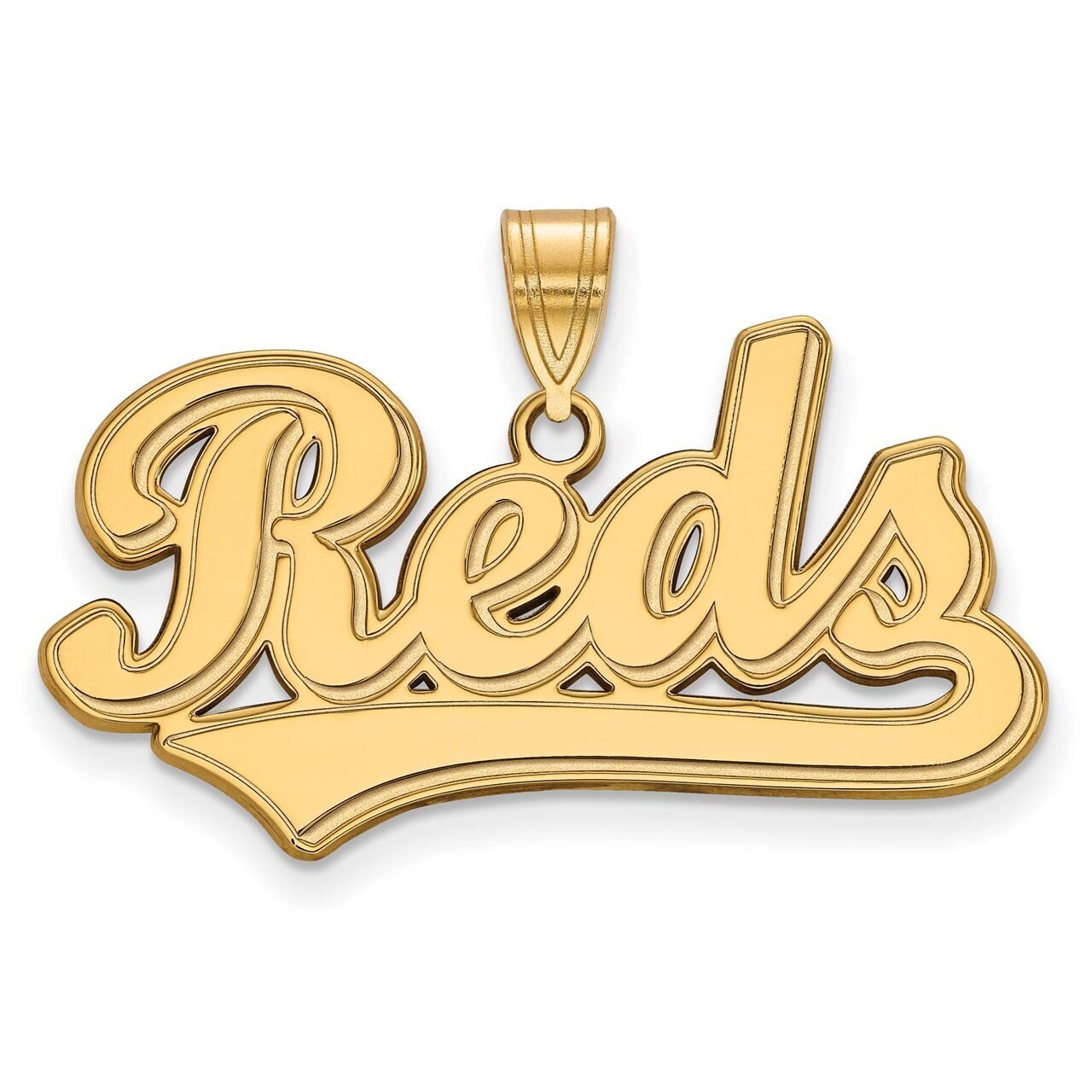 Cincinnati Reds Large Pendant Gold-plated Silver GP025RDS