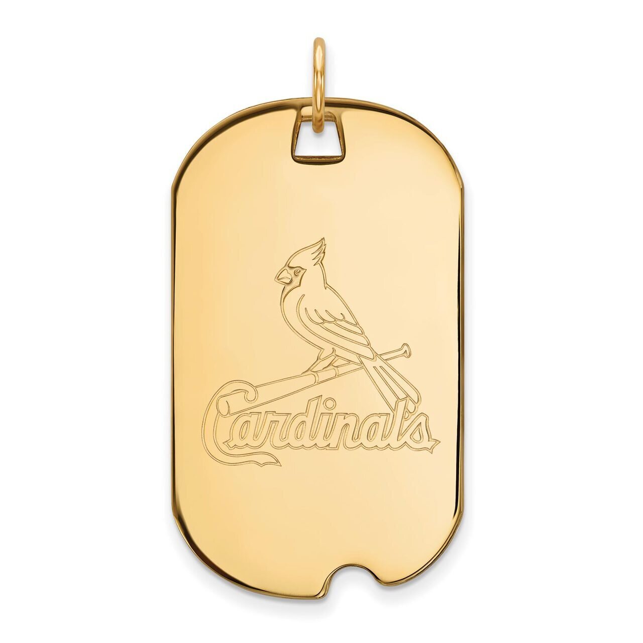 Saint Louis Cardinals Large Dog Tag Gold-plated Silver GP026CRD, MPN: GP026CRD, 886774929514