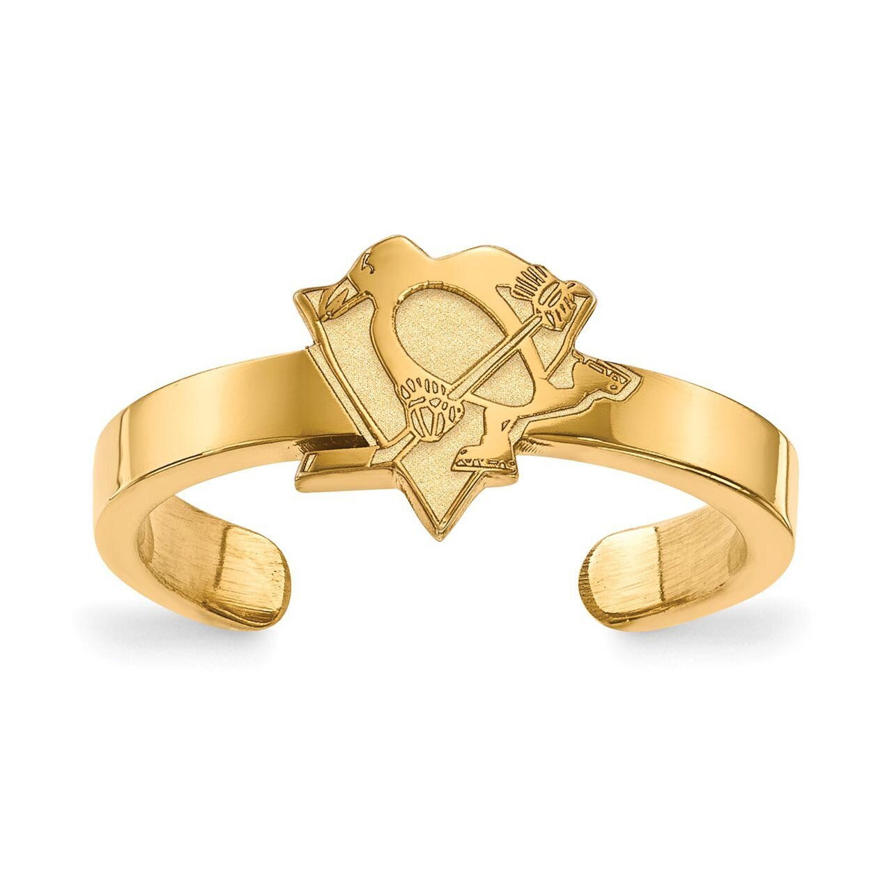 Pittsburh Penguins Toe Ring Gold-plated Silver GP026PEN, MPN: GP026PEN, 886774929859