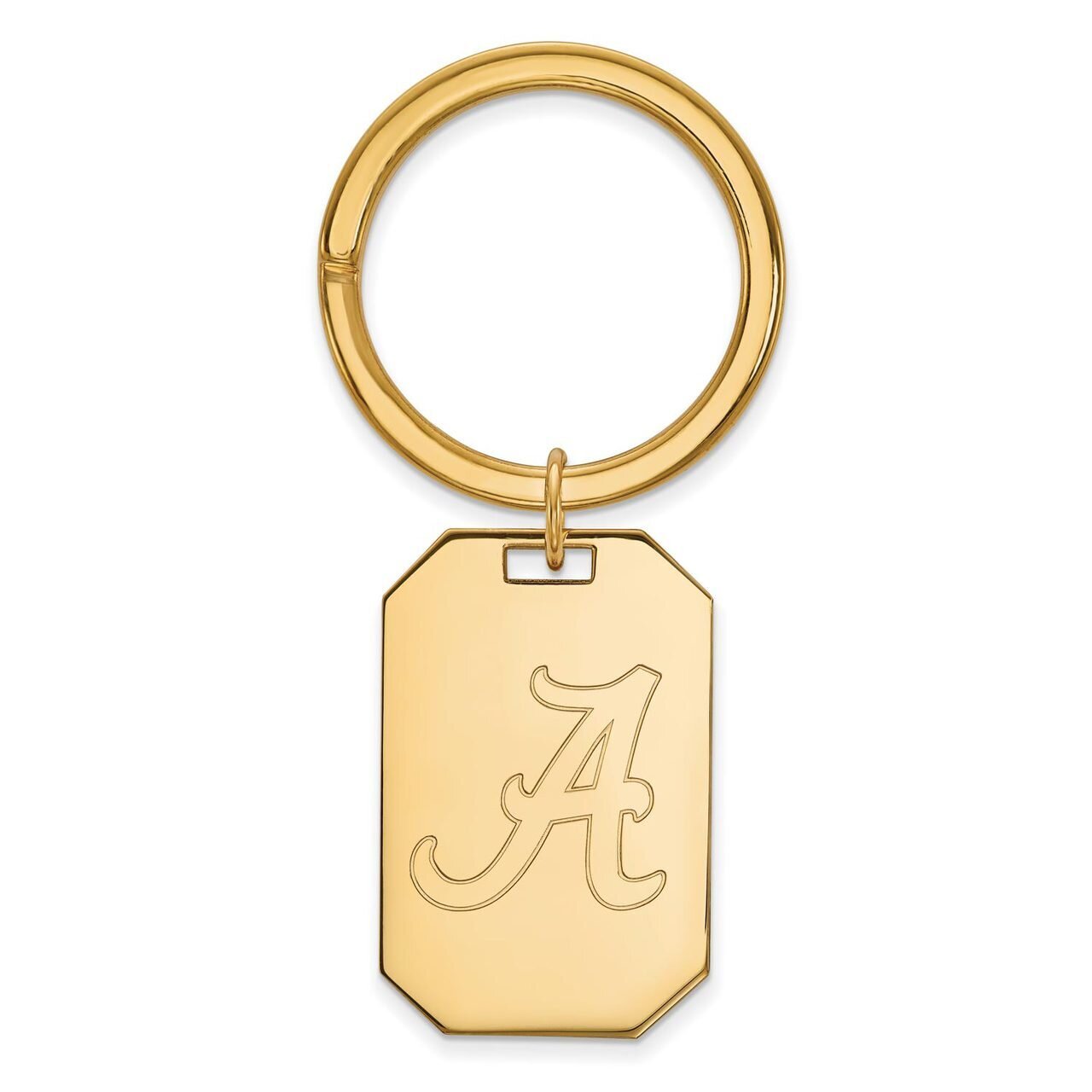 University of Alabama Key Chain Gold-plated Silver GP026UAL