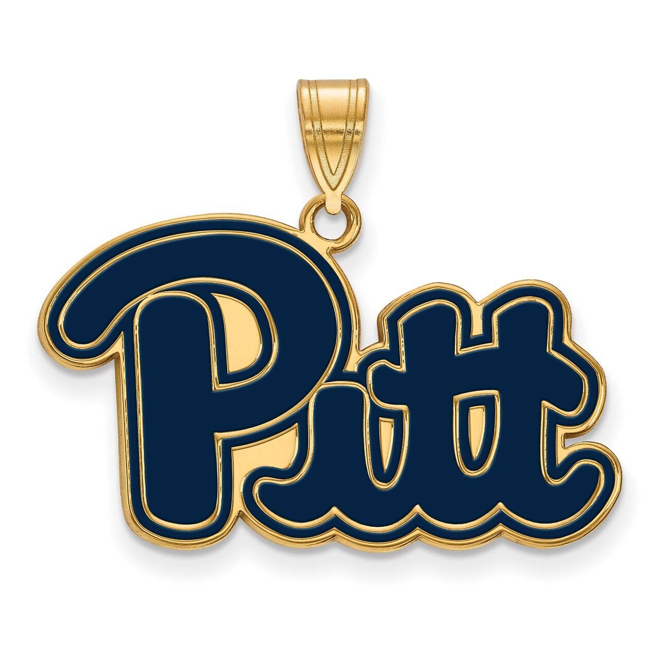 University of Pittsburgh Large Enamel Pendant Gold-plated Silver GP026UPI, MPN: GP026UPI, 886774930…