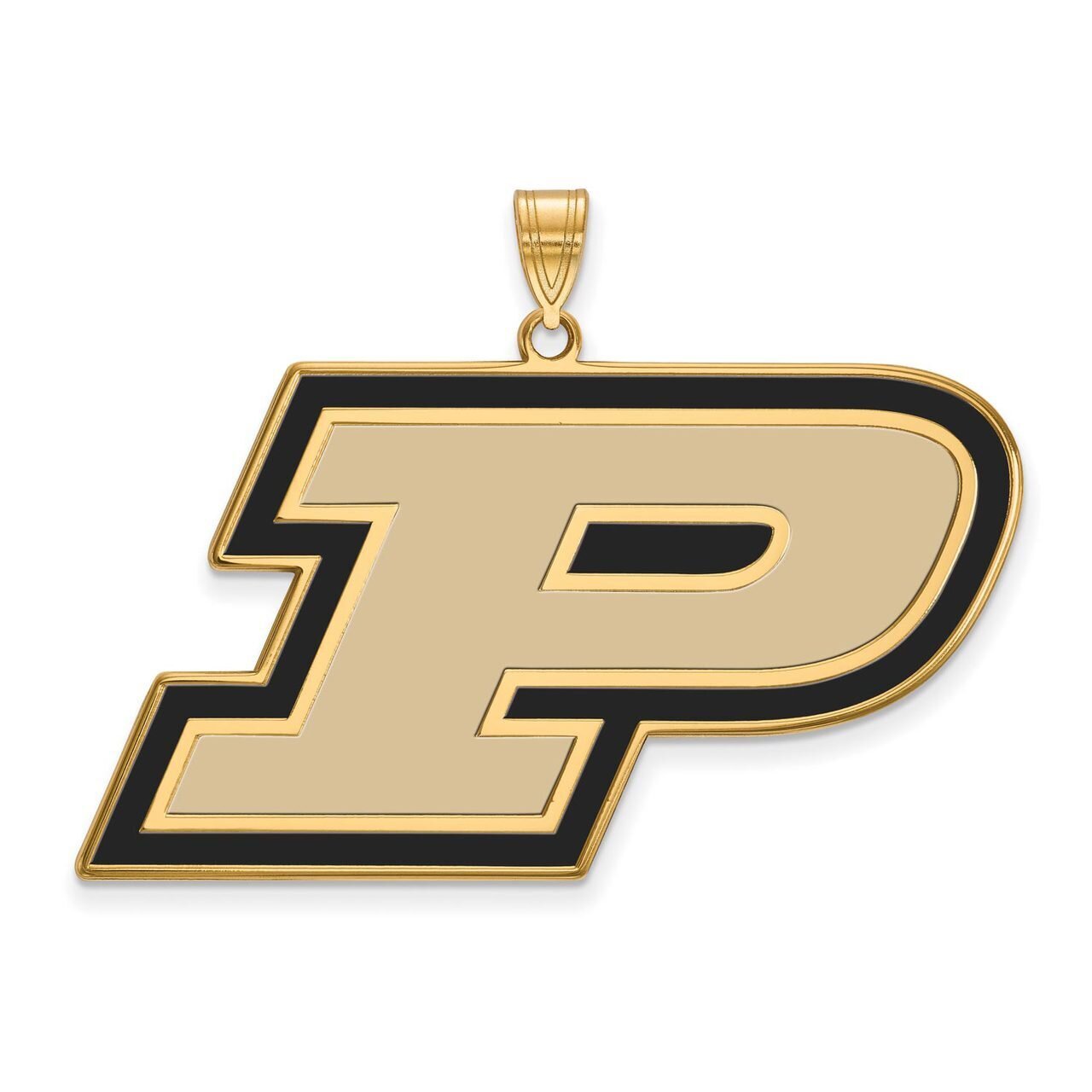 Purdue x-Large Enamel Pendant Gold-plated Silver GP027PU, MPN: GP027PU, 886774930923