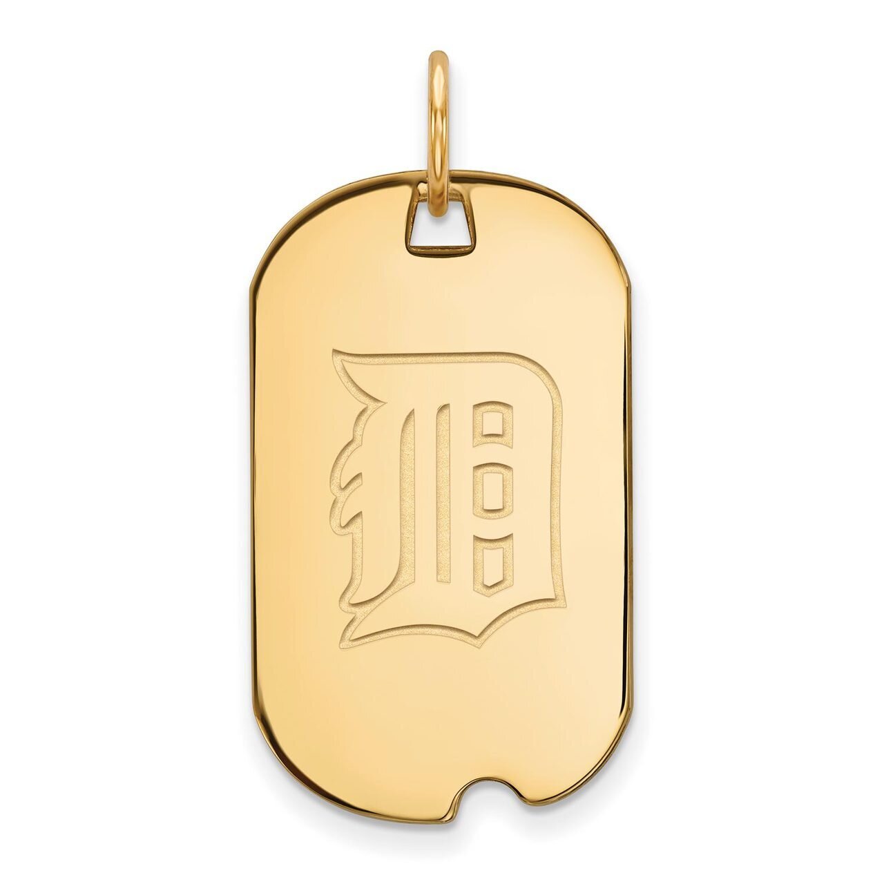 Detroit Tigers Small Dog Tag Gold-plated Silver GP027TIG