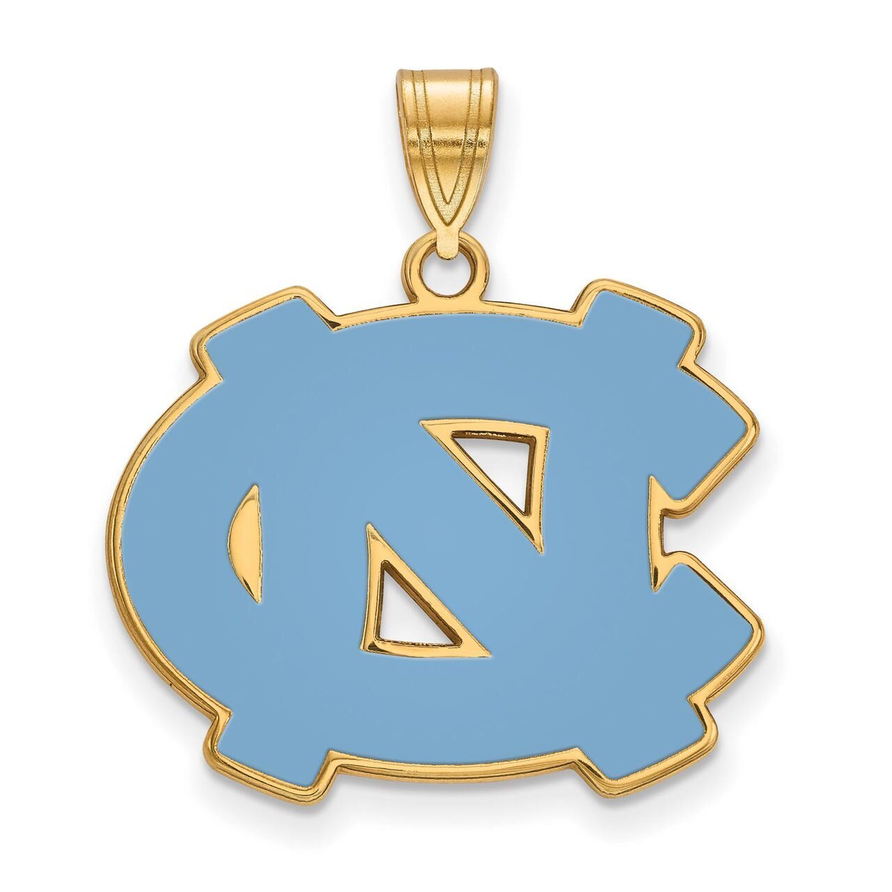 University of North Carolina Large Enamel Pendant Gold-plated Silver GP027UNC, MPN: GP027UNC, 88677…