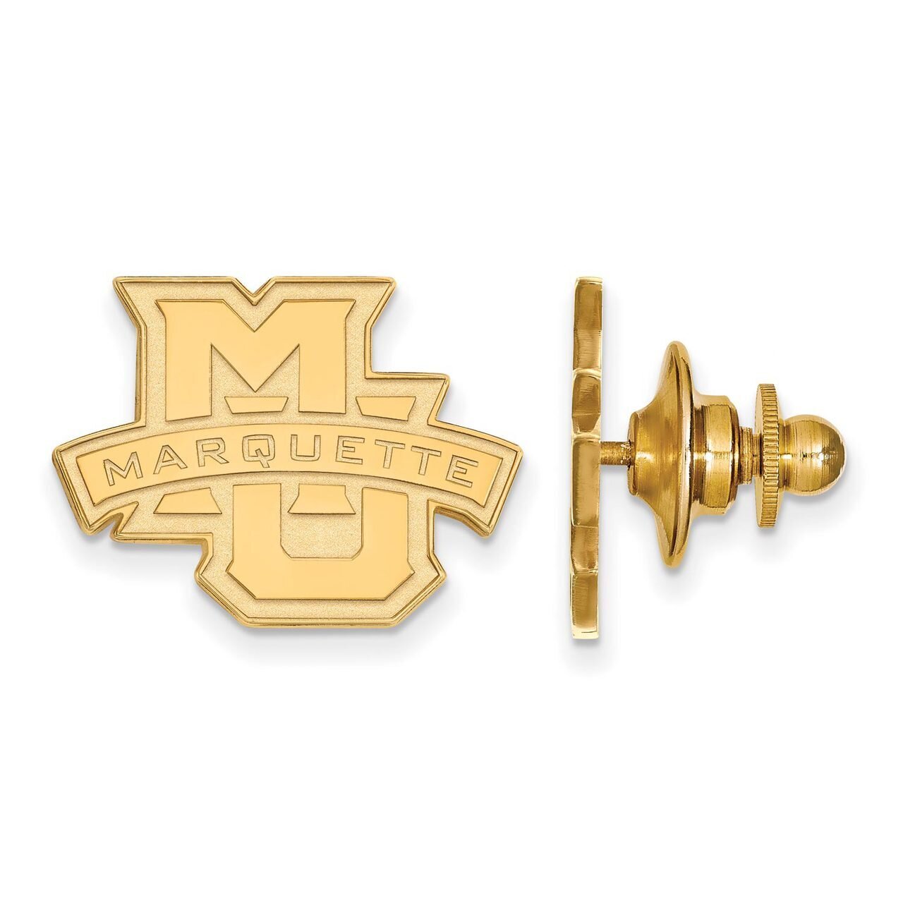 Marquette University Lapel Pin Gold-plated Silver GP028MAR