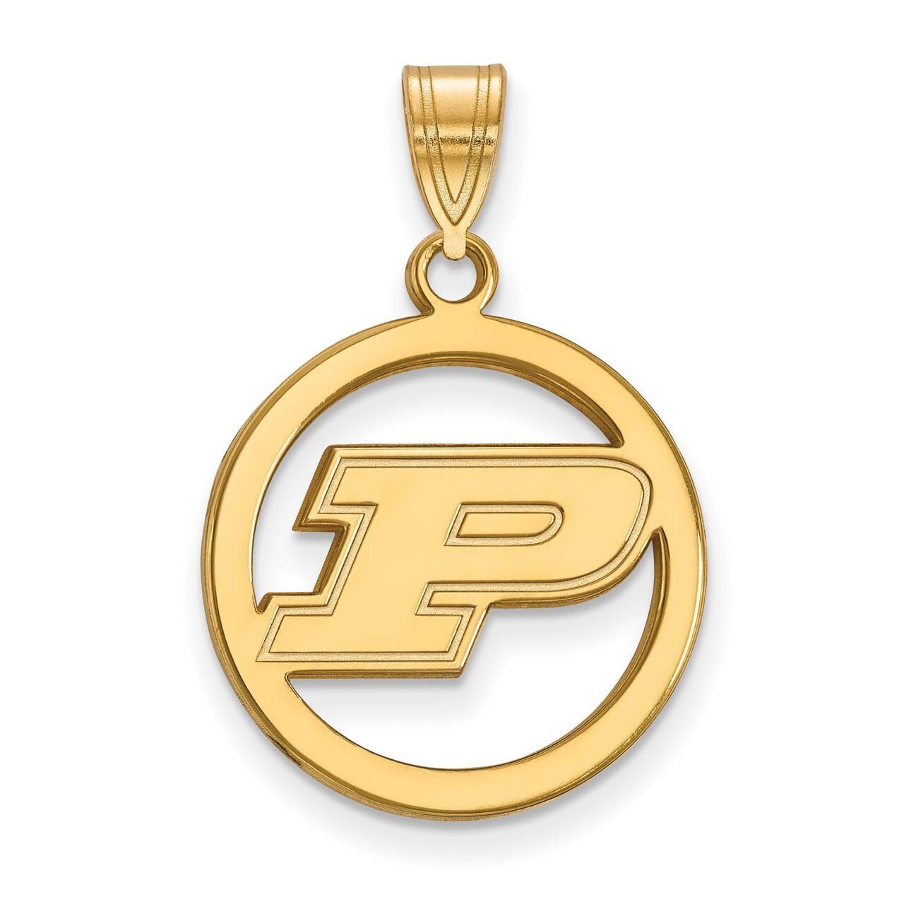 Purdue Sm Pendant in Circle Gold-plated Silver GP028PU