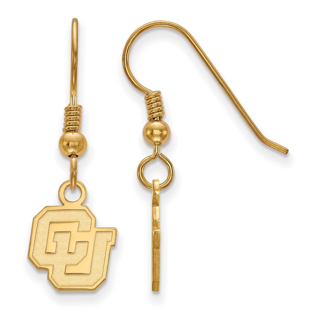 University of Colorado x-Small Dangle Earring Wire Gold-plated Silver GP028UCO, MPN: GP028UCO, 8867…