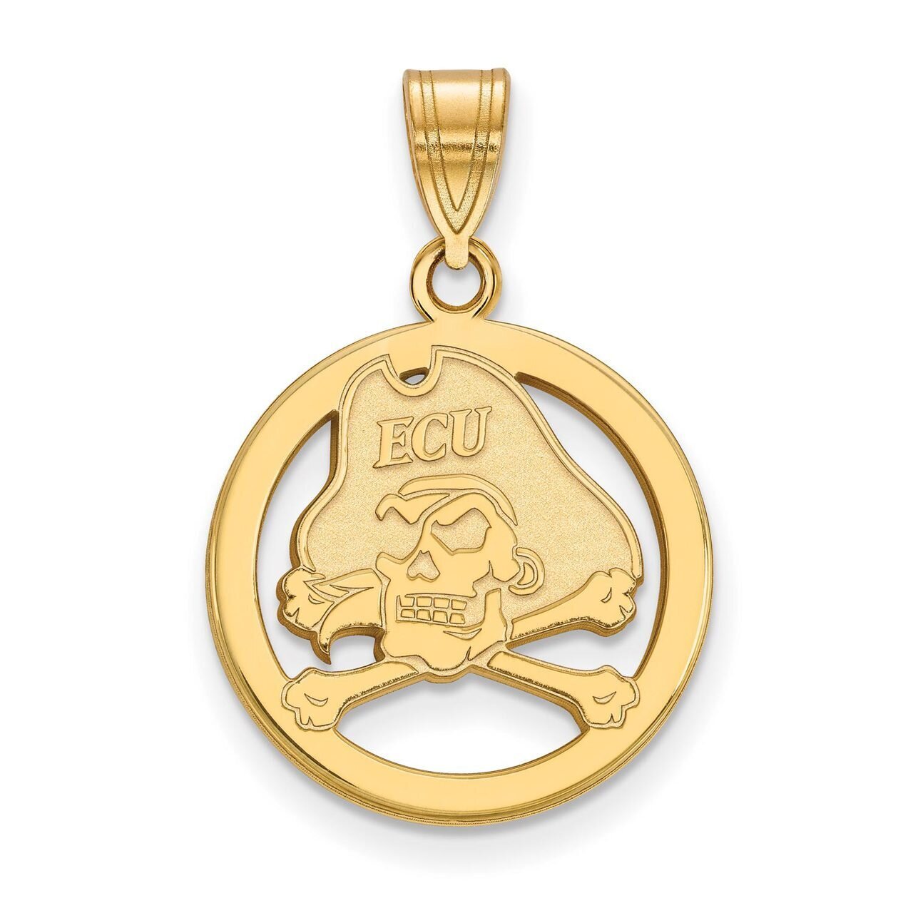 East Carolina University Sm Pendant in Circle Gold-plated Silver GP029ECU, MPN: GP029ECU, 886774932…