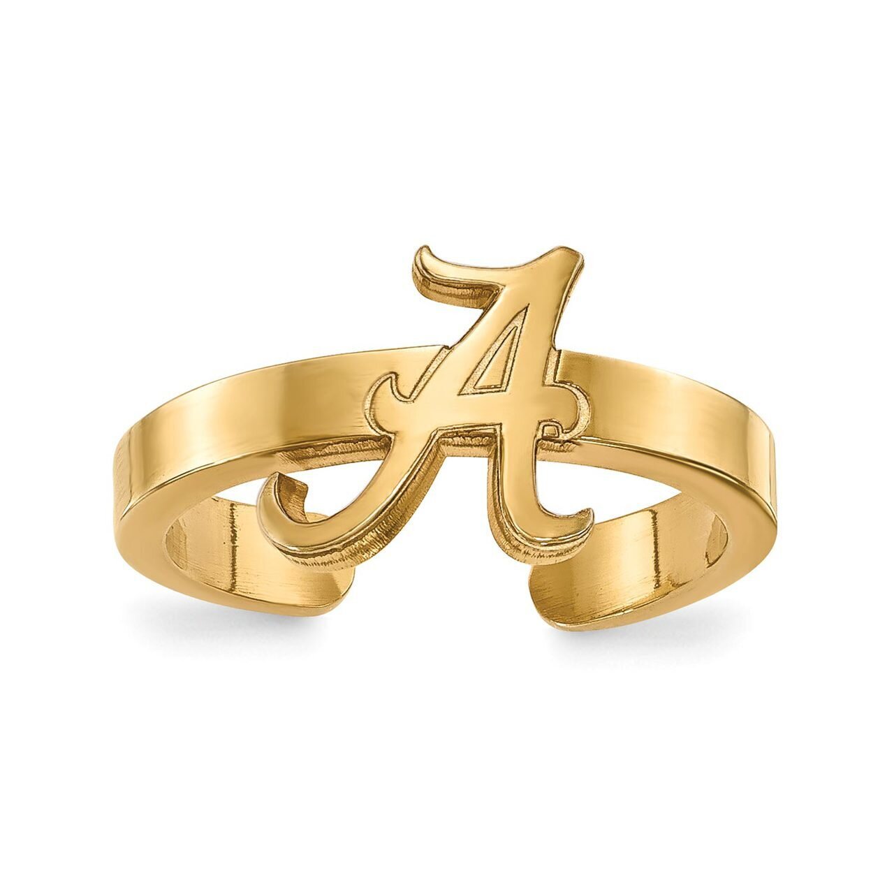 University of Alabama Toe Ring Gold-plated Silver GP029UAL