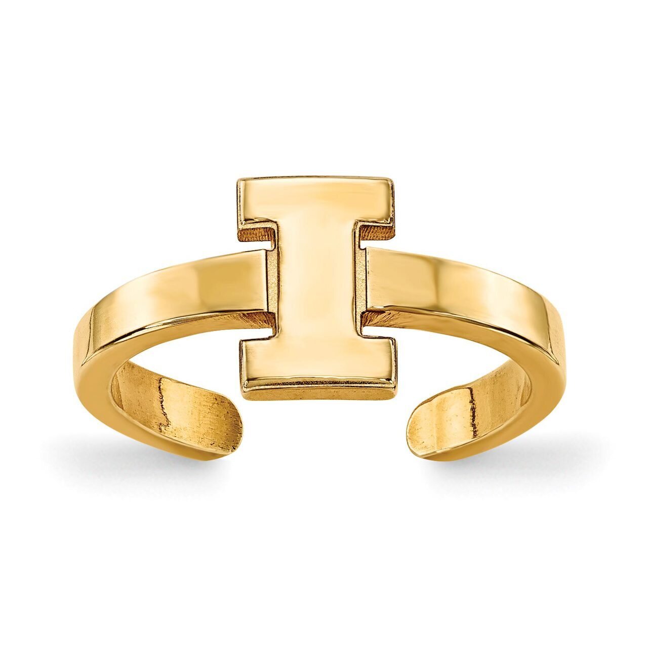 University of Illinois Toe Ring Gold-plated Silver GP029UIL