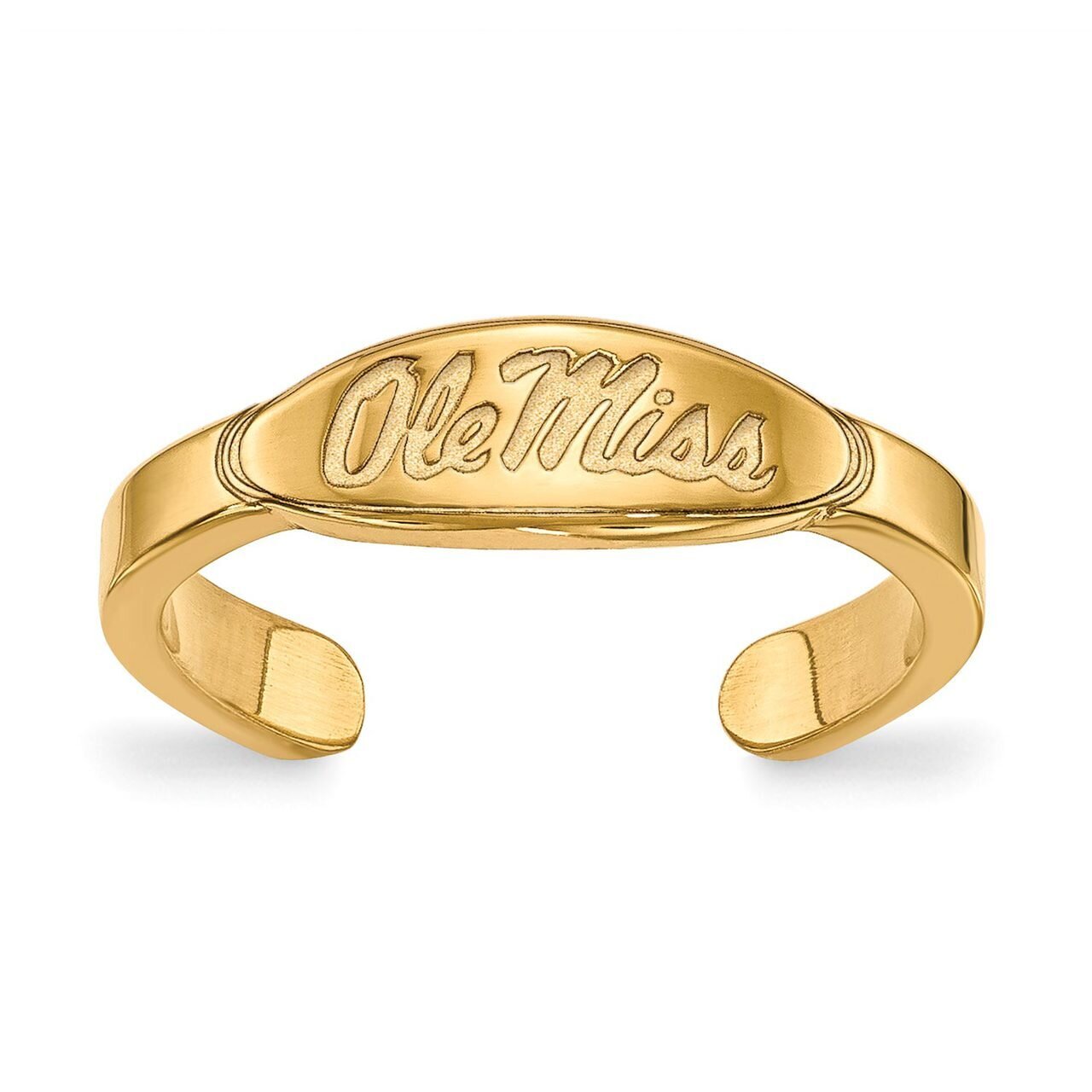 University of Missisippi Toe Ring Gold-plated Silver GP029UMS, MPN: GP029UMS, 886774933061