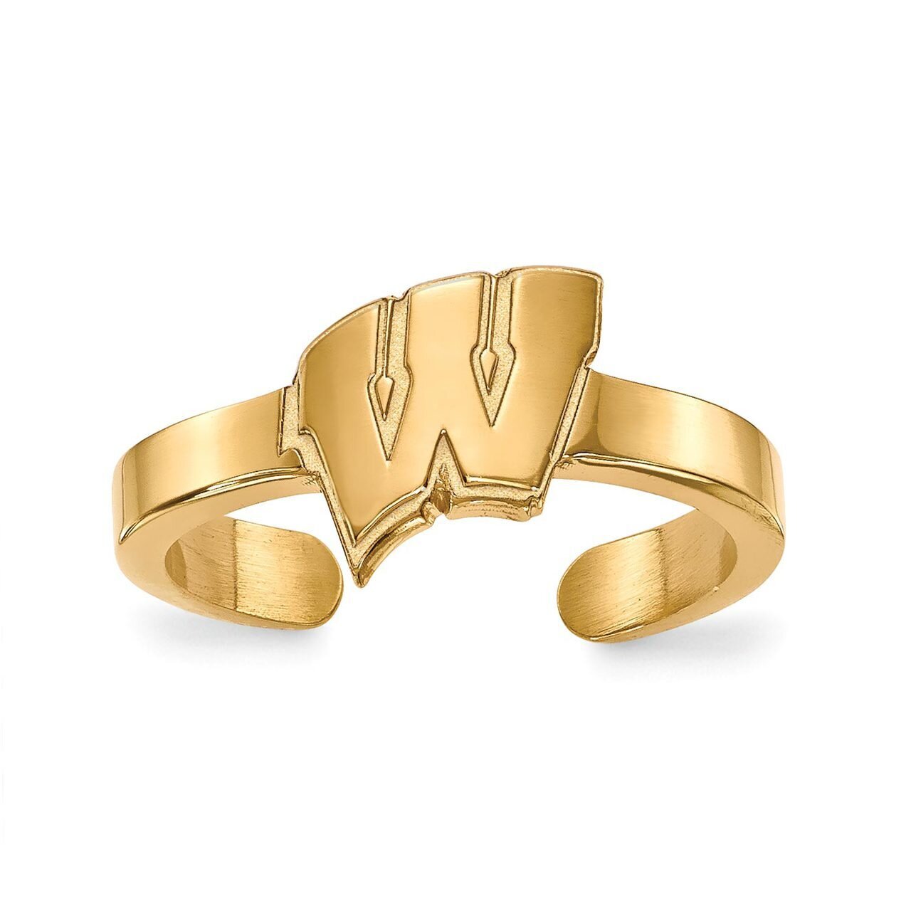 University of Wisconsin Toe Ring Gold-plated Silver GP029UWI, MPN: GP029UWI, 886774933153