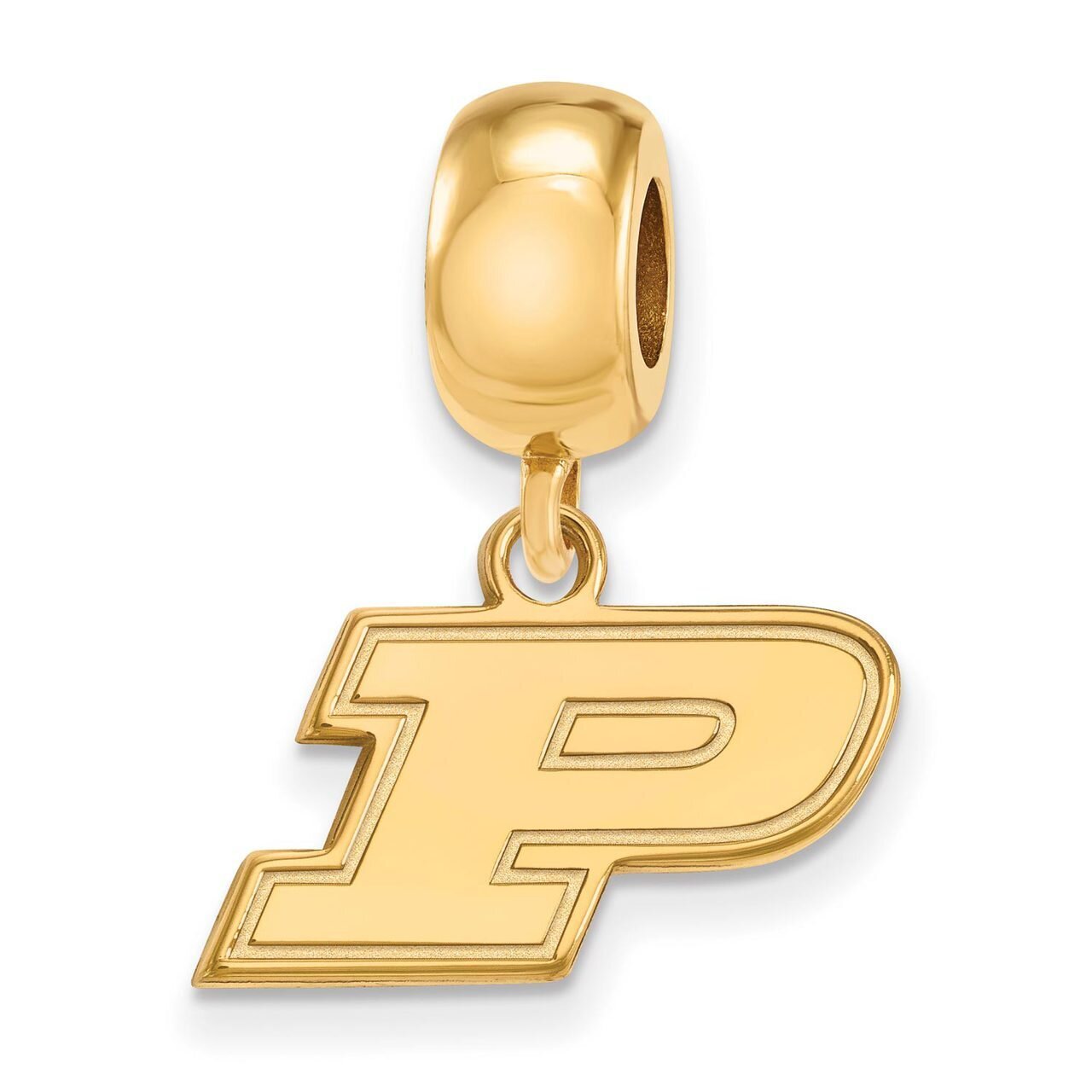 Purdue Bead Charm x-Small Dangle Gold-plated Silver GP030PU, MPN: GP030PU, 886774933665