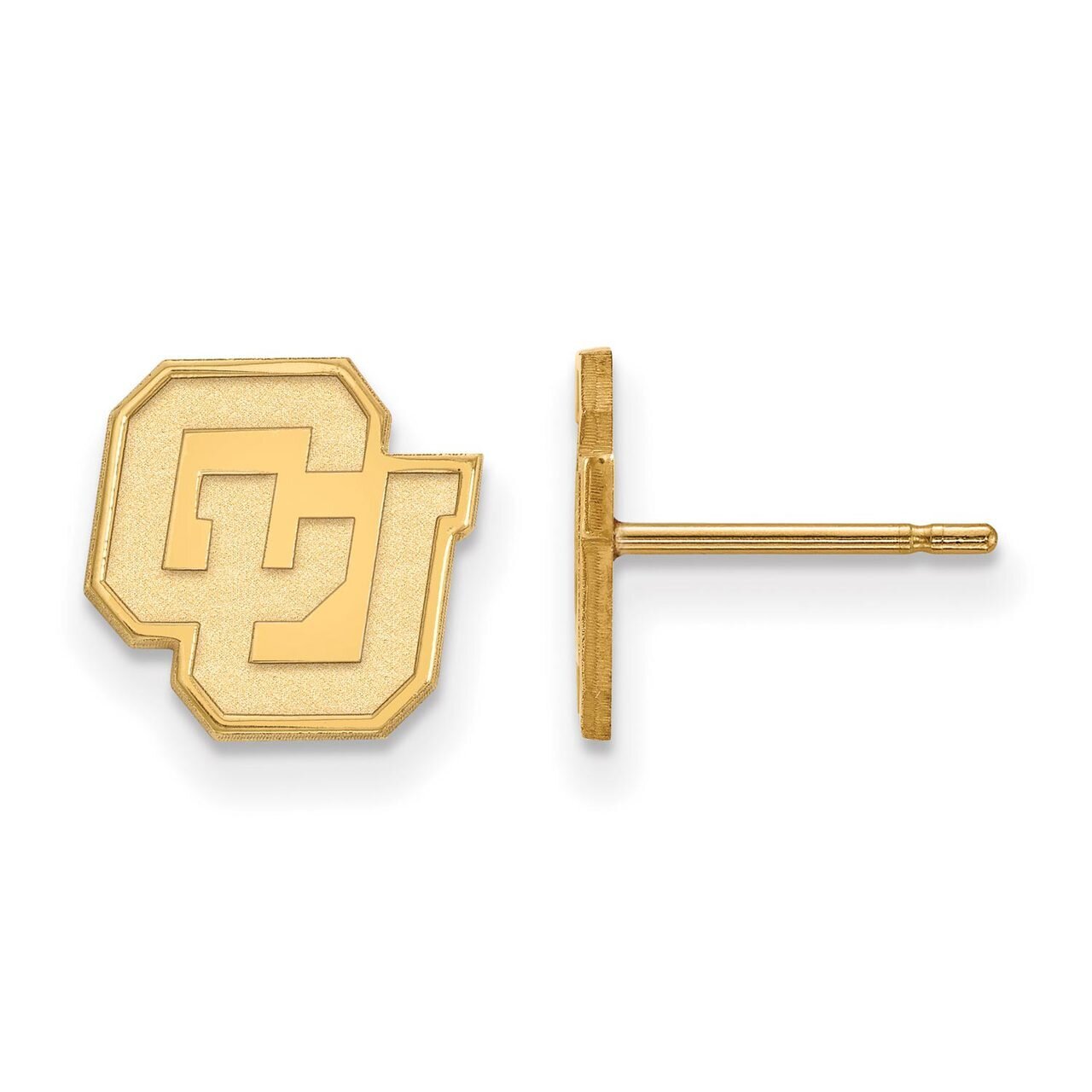 University of Colorado x-Small Post Earring Gold-plated Silver GP030UCO, MPN: GP030UCO, 886774933825