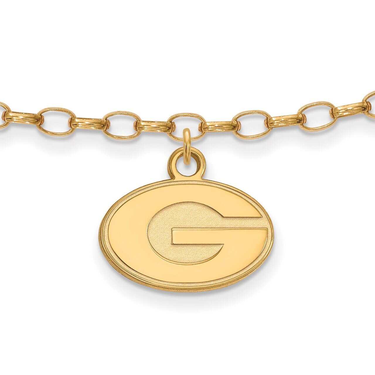 University of Georgia Anklet Gold-plated Silver GP030UGA, MPN: GP030UGA, 886774933856